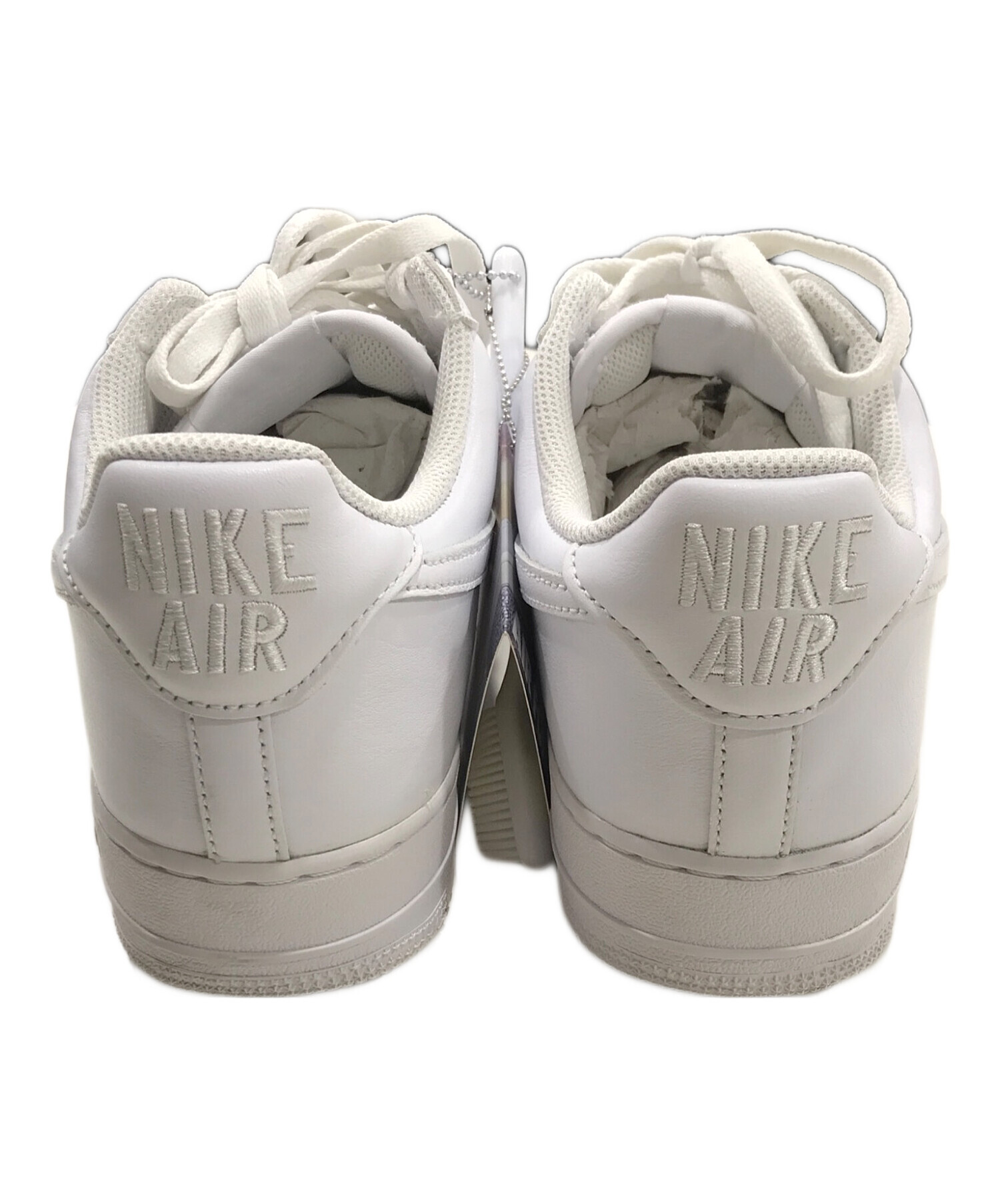 中古・古着通販】NIKE (ナイキ) エアフォースワンロー ホワイト サイズ