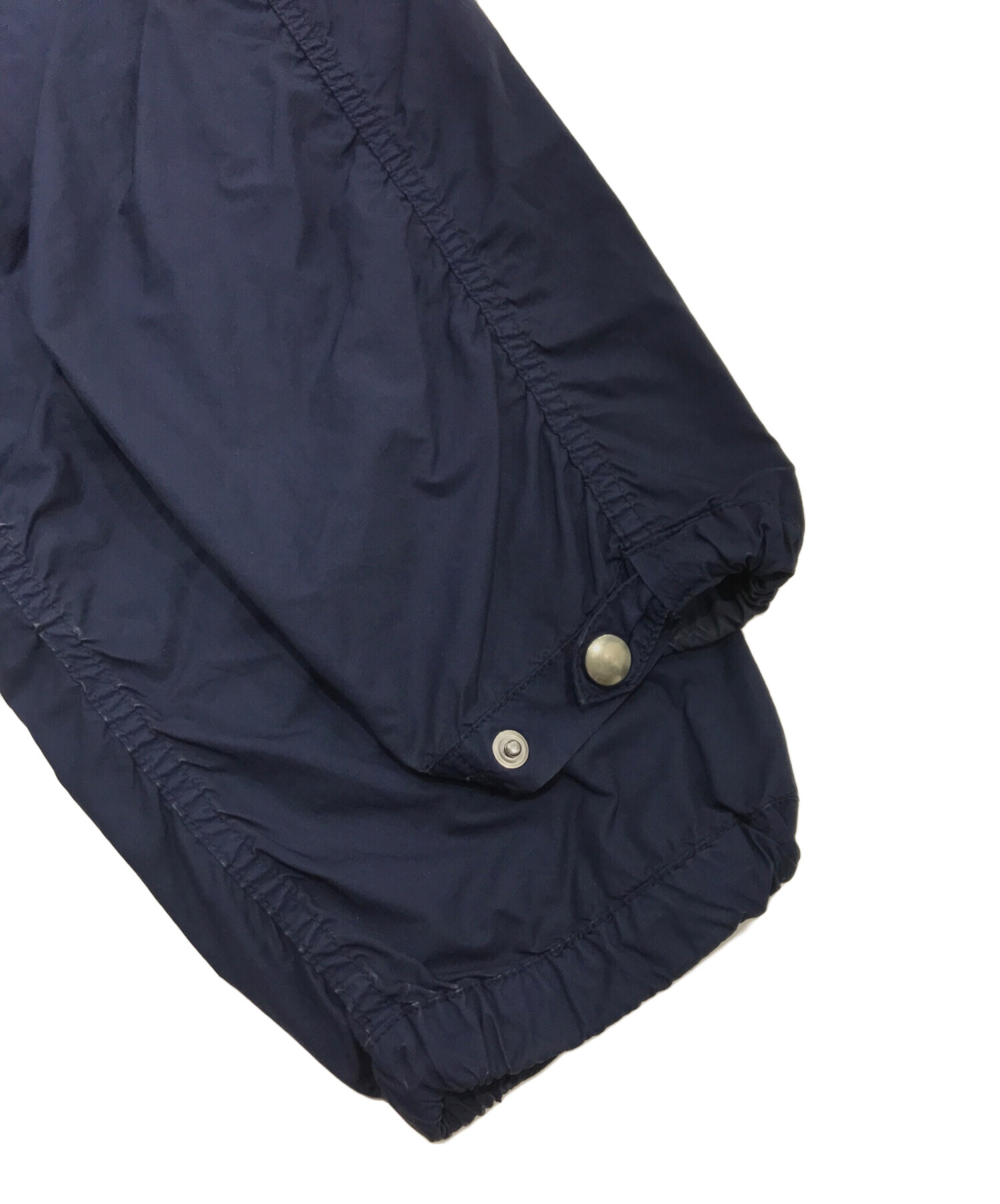 COMOLI•コモリ/タイプライターフーデットコート/navy/size3 comoli