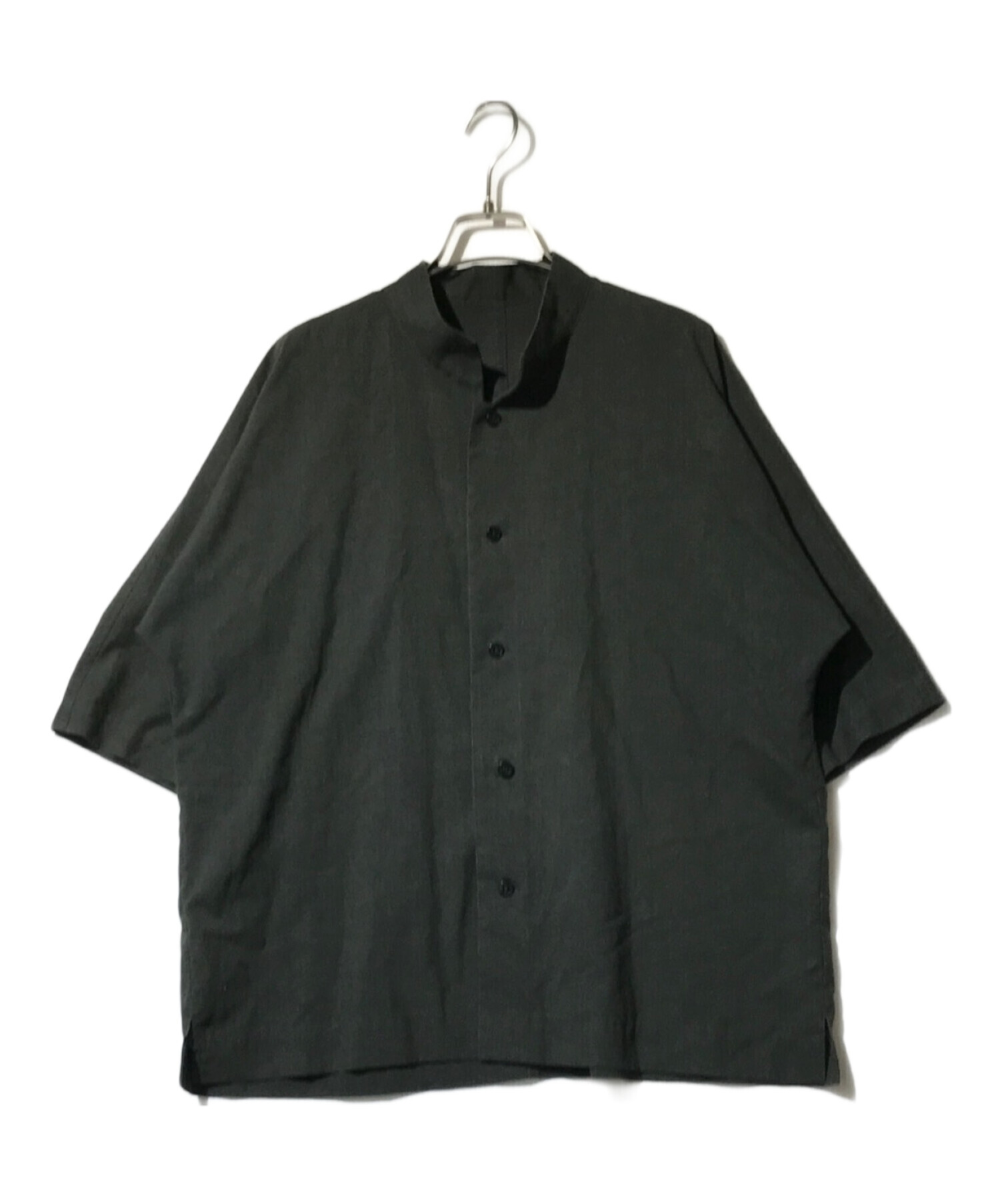 HOMME PLISSÉ ISSEY MIYAKE リネン混シャツ トップス 中古・古着通販】HOMME PLISSE ISSEY MIYAKE (オム プリッセ イッセイ