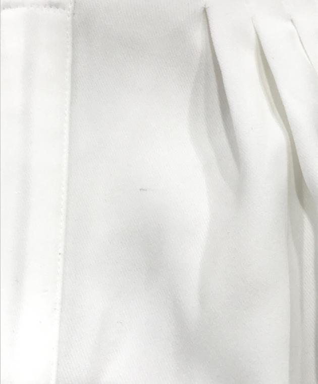 エンフォルド LAYERED-CUFF BLOUSEレイヤードカフブラウス 中古・古着通販】ENFOLD (エンフォルド) LAYERED-CUFF BLOUSE ホワイト