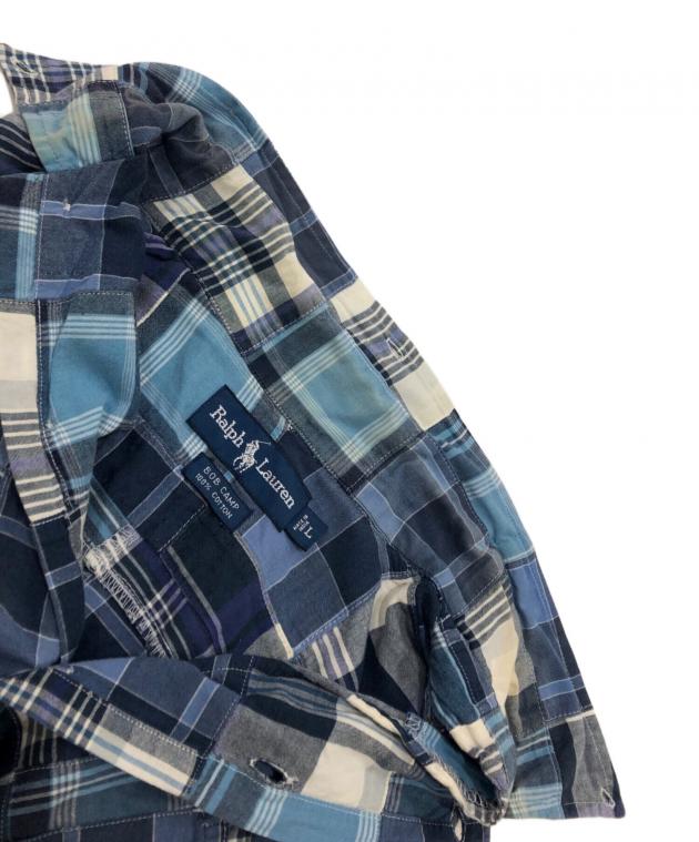 中古・古着通販】RALPH LAUREN (ラルフローレン) パッチワークシャツ