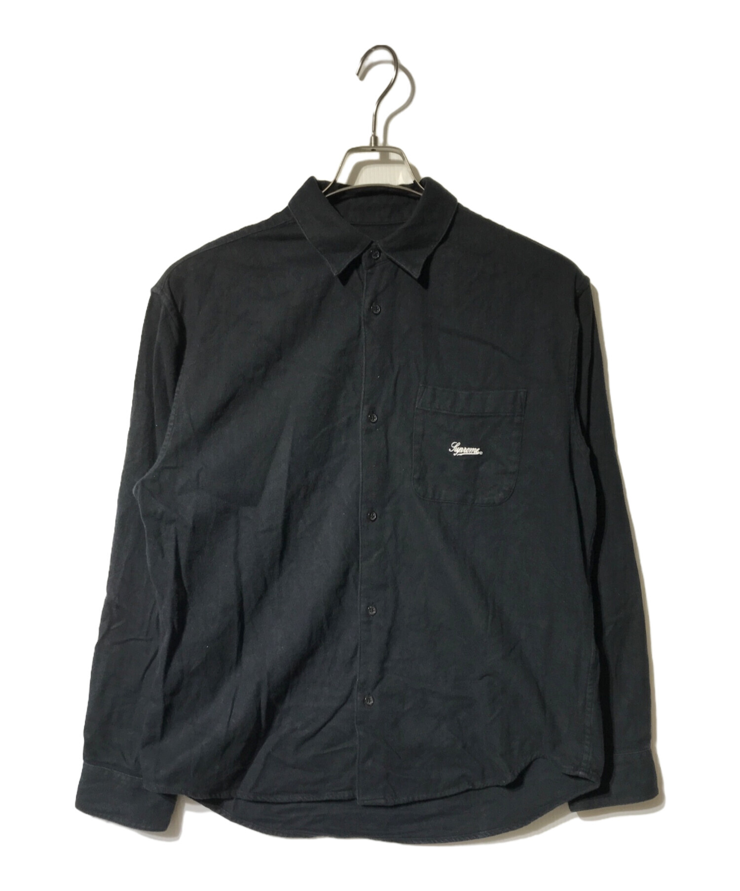 中古・古着通販】SUPREME (シュプリーム) Flannel Shirt ブラック