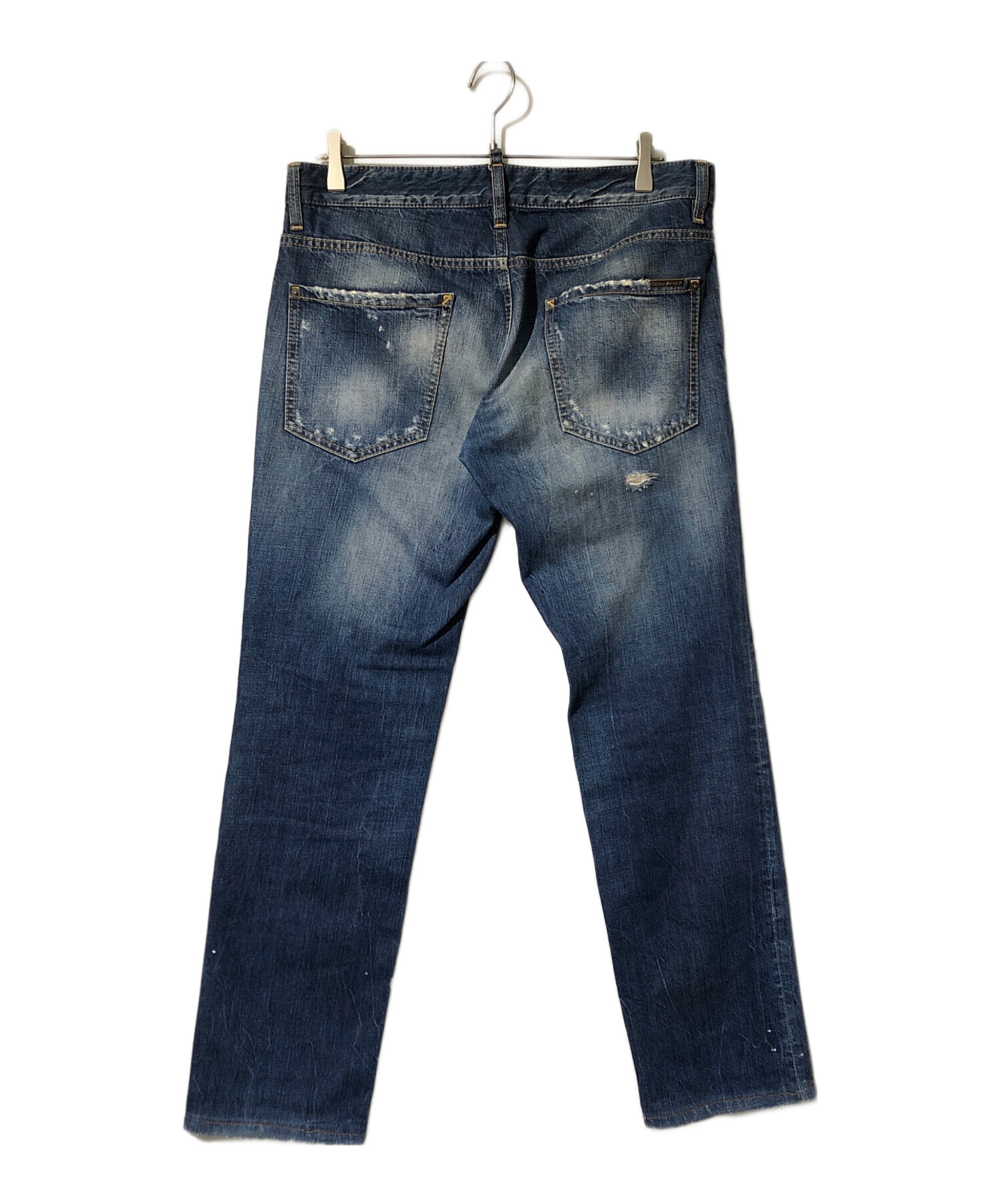 Dsquared2 ストレッチ クラッシュ ペンキ加工 ケニーツイストジーンズ