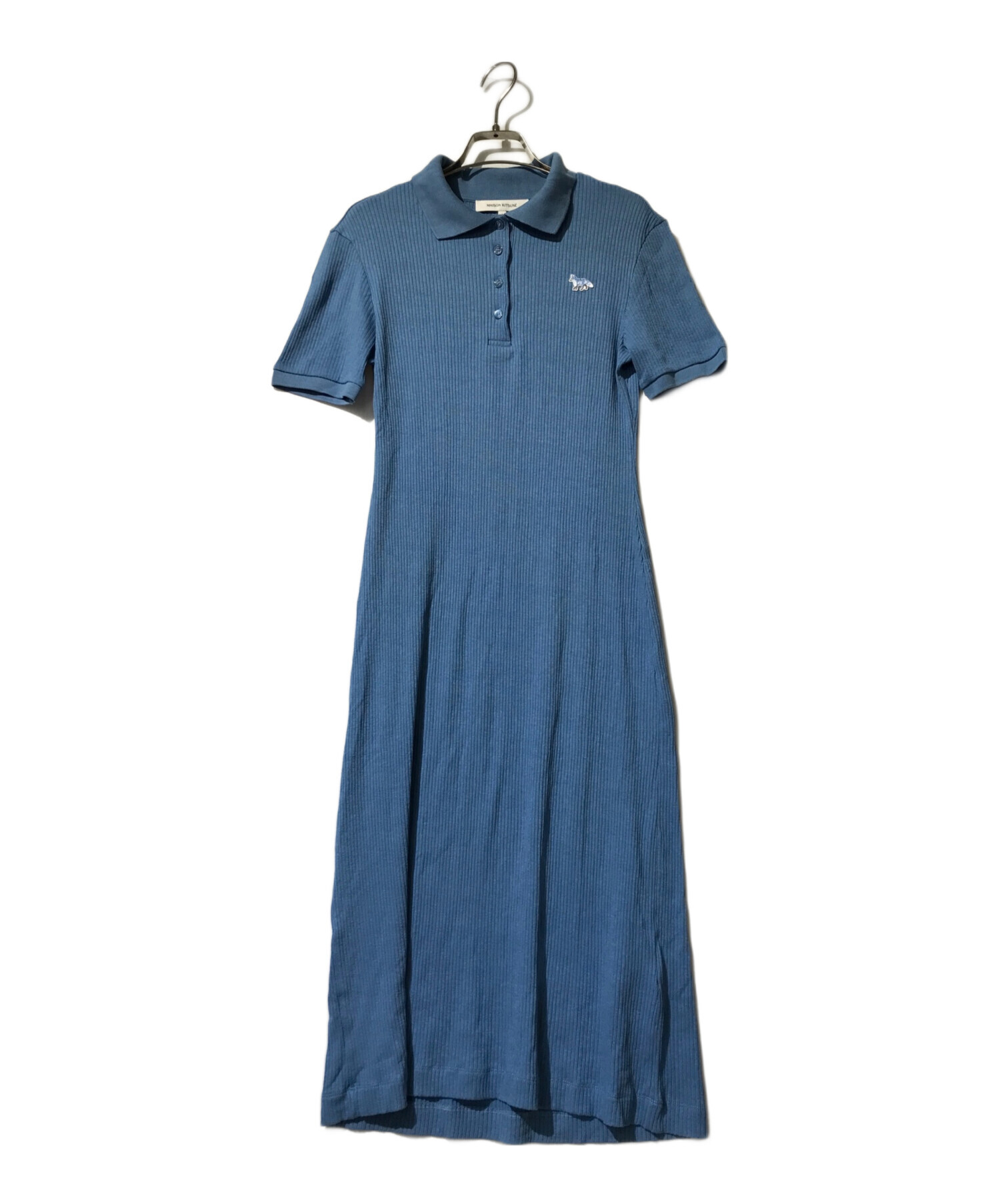 中古・古着通販】maison kitsune (メゾンキツネ) リブニットポロ