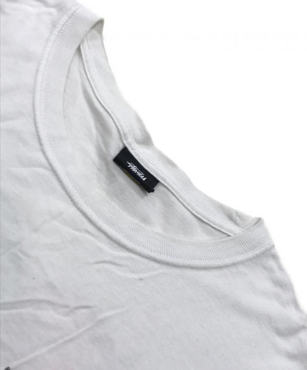 中古・古着通販】stussy (ステューシー) プリントTシャツ ホワイト