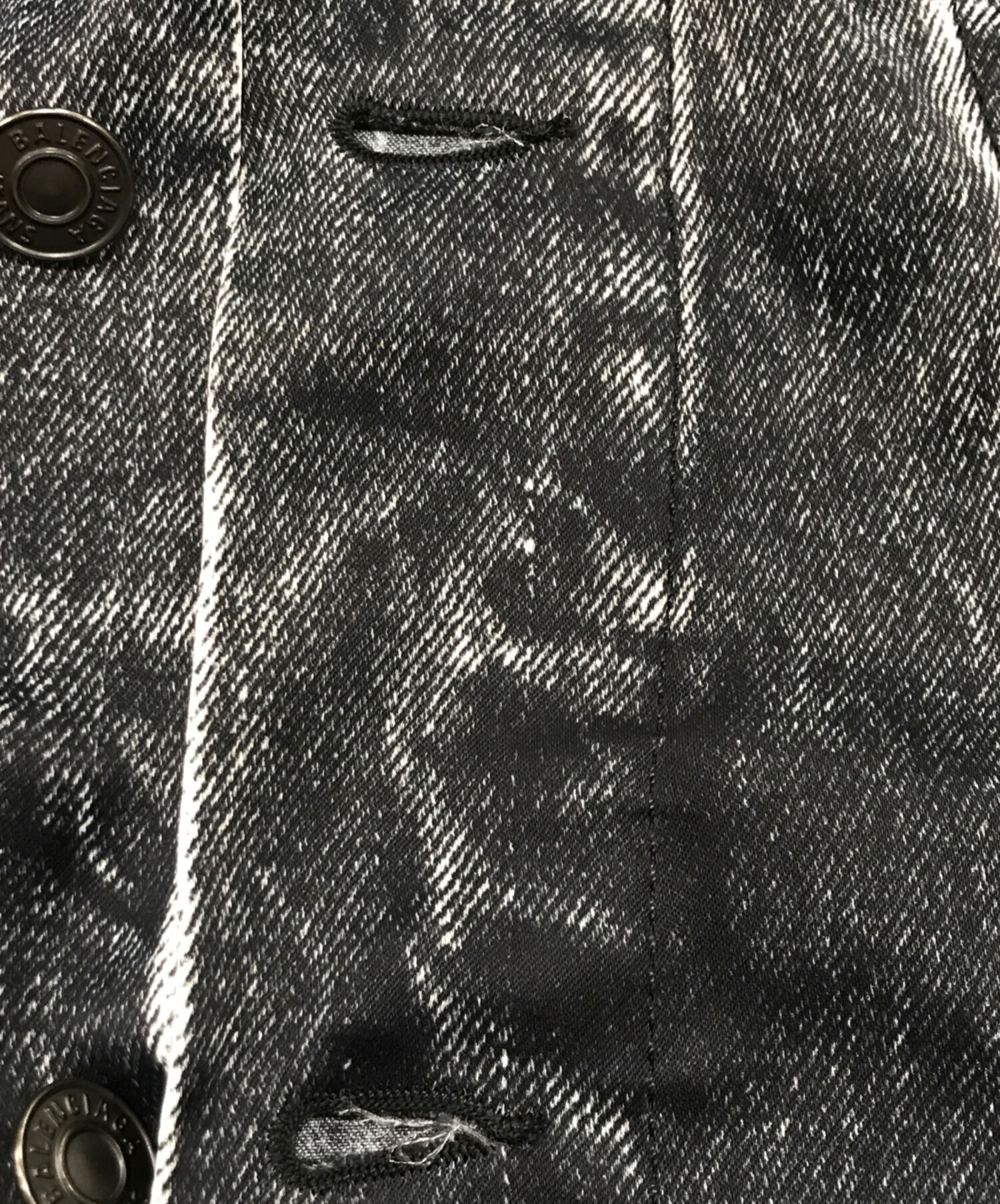 中古・古着通販】BALENCIAGA (バレンシアガ) デニム転写プリント