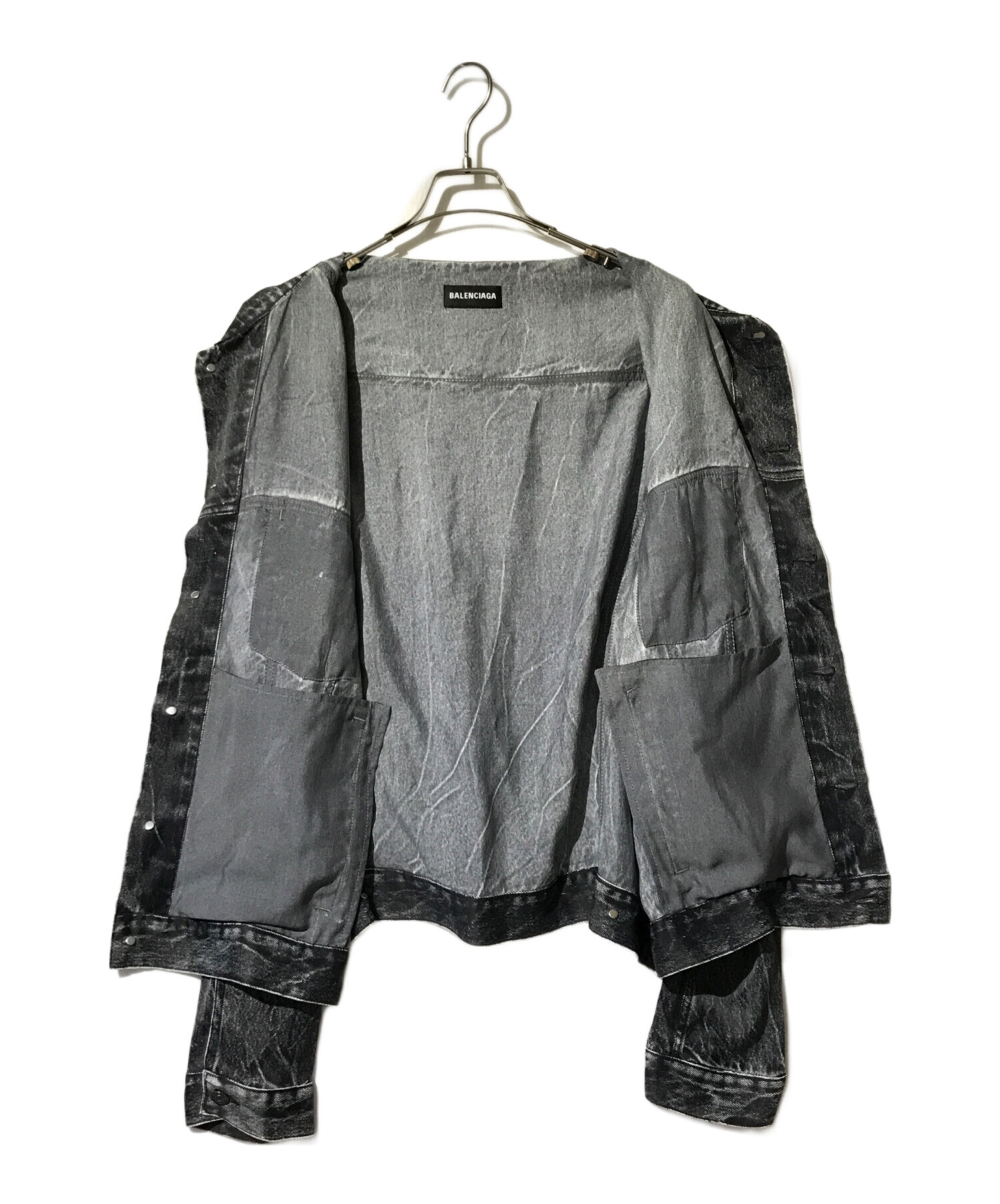 中古・古着通販】BALENCIAGA (バレンシアガ) デニム転写プリント