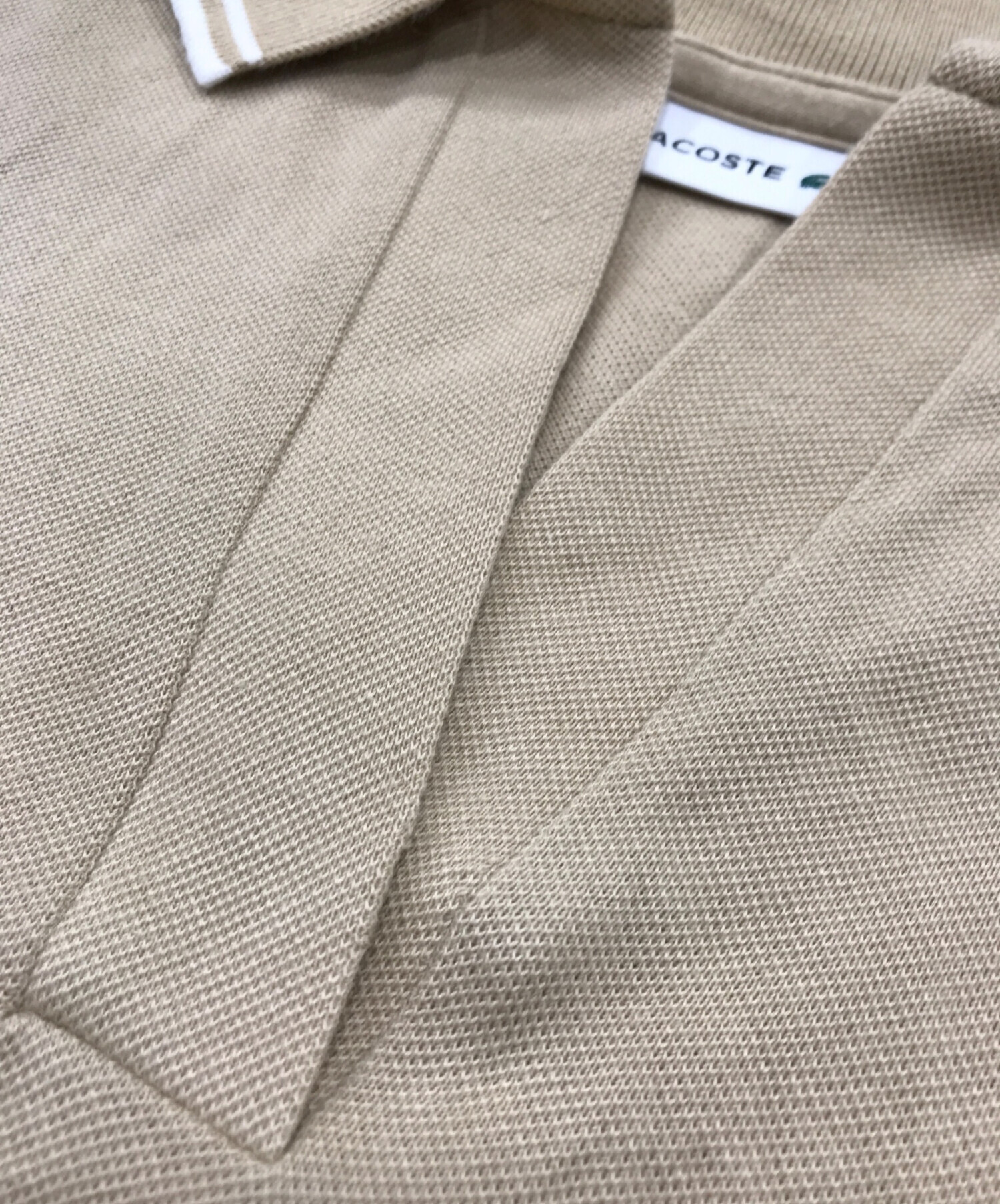 中古・古着通販】LACOSTE (ラコステ) スキッパーネックポロシャツ
