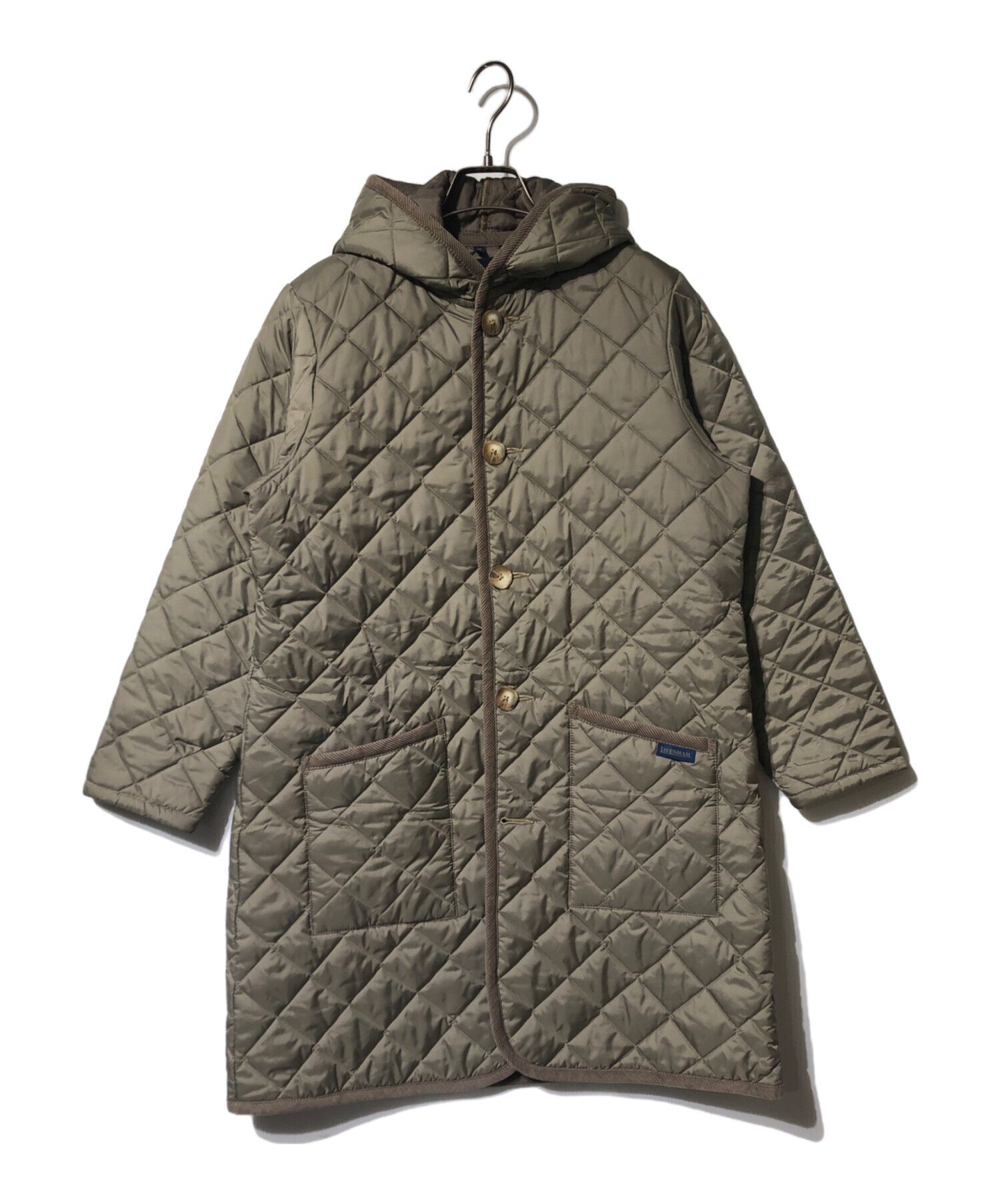 中古・古着通販】LAVENHAM (ラベンハム) キルティングコート ブラウン 