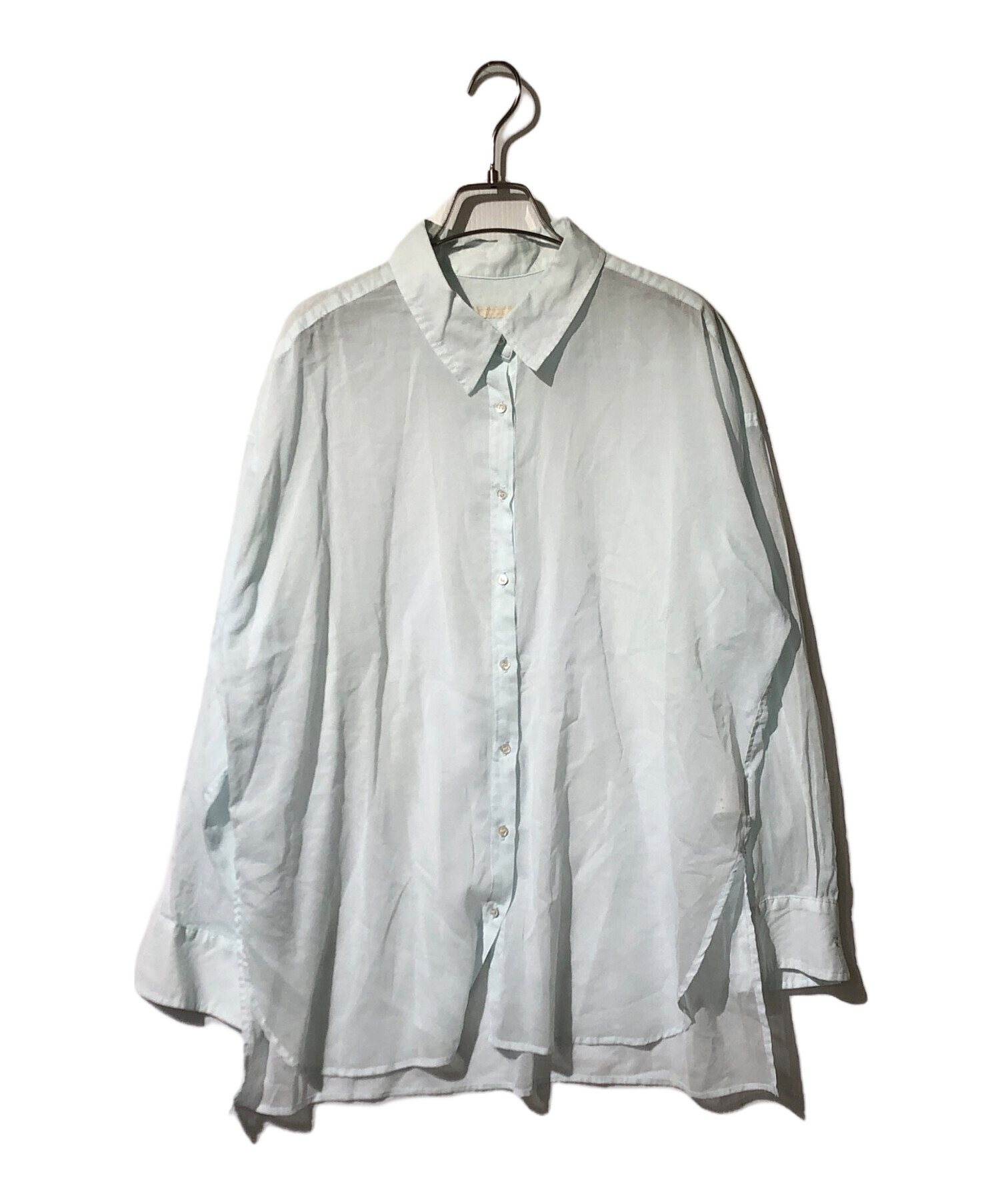 中古・古着通販】Plage (プラージュ) fluffy sheer シャツ スカイ