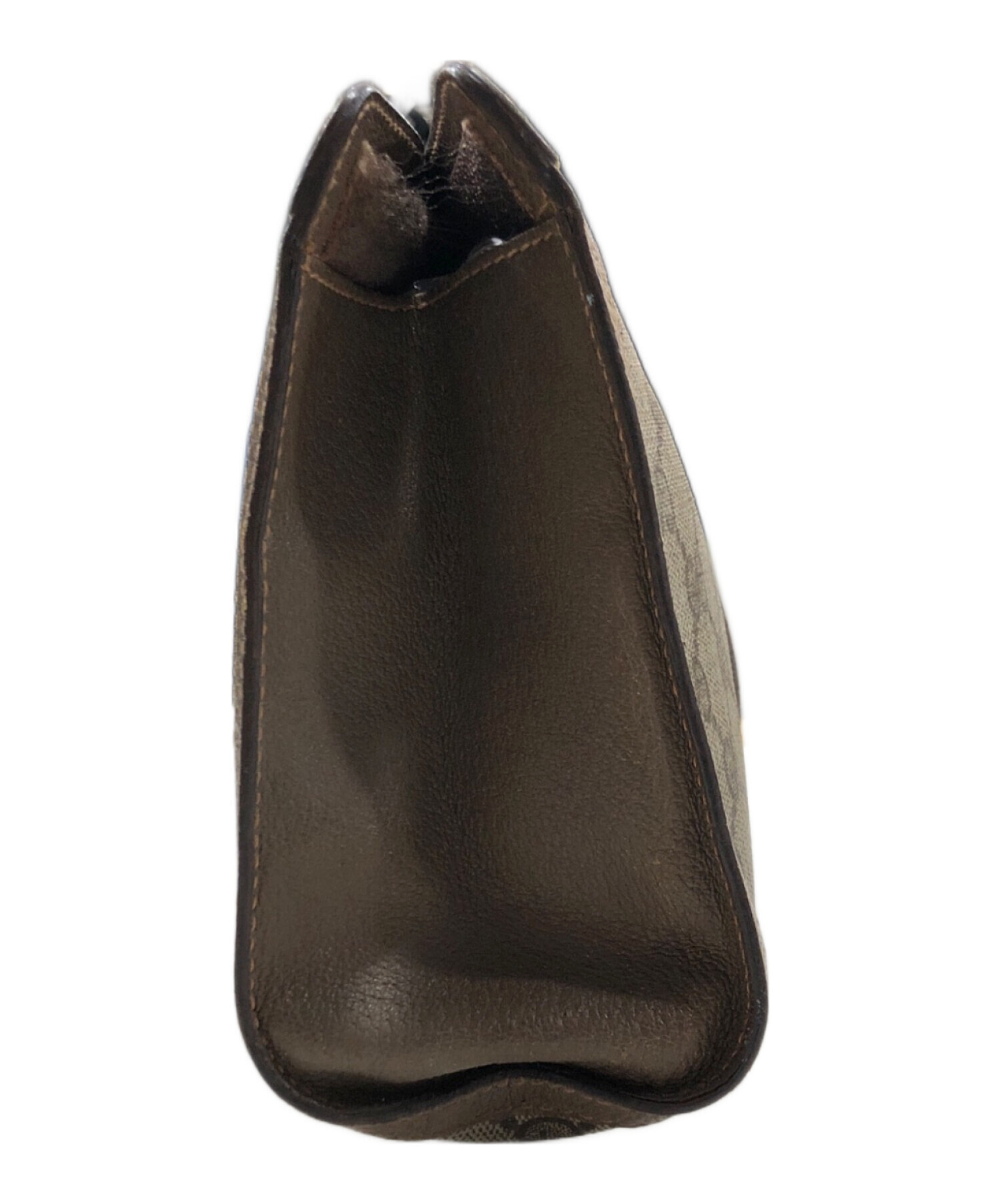 中古・古着通販】GUCCI (グッチ) GGクラッチバッグ ブラウン｜ブランド