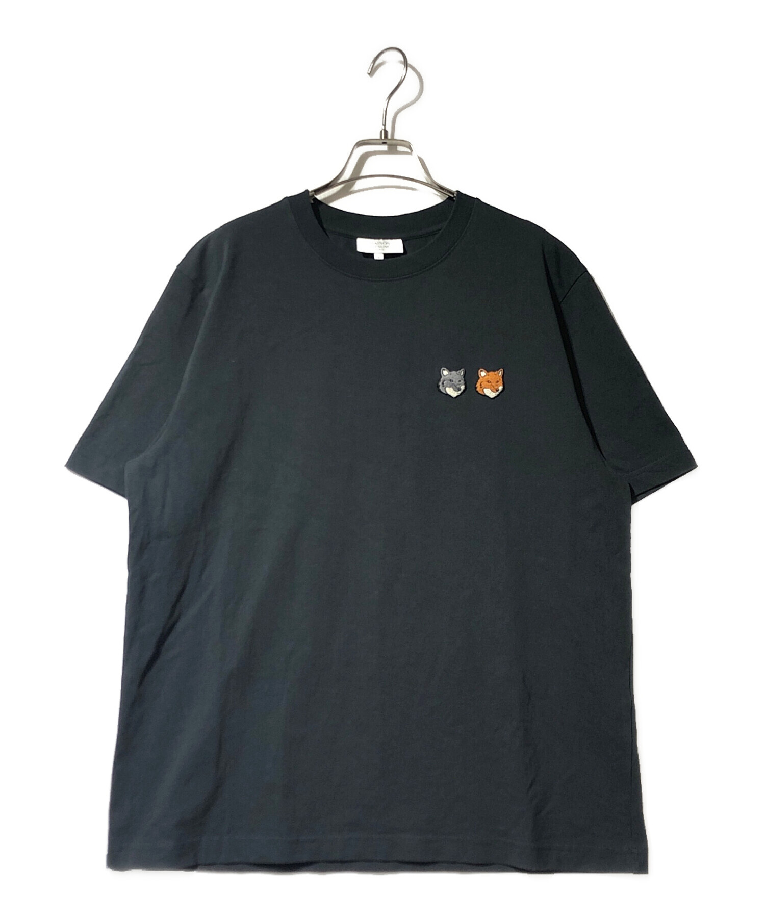 中古・古着通販】maison kitsune (メゾンキツネ) DOUBLE BOLD FOX HEAD 