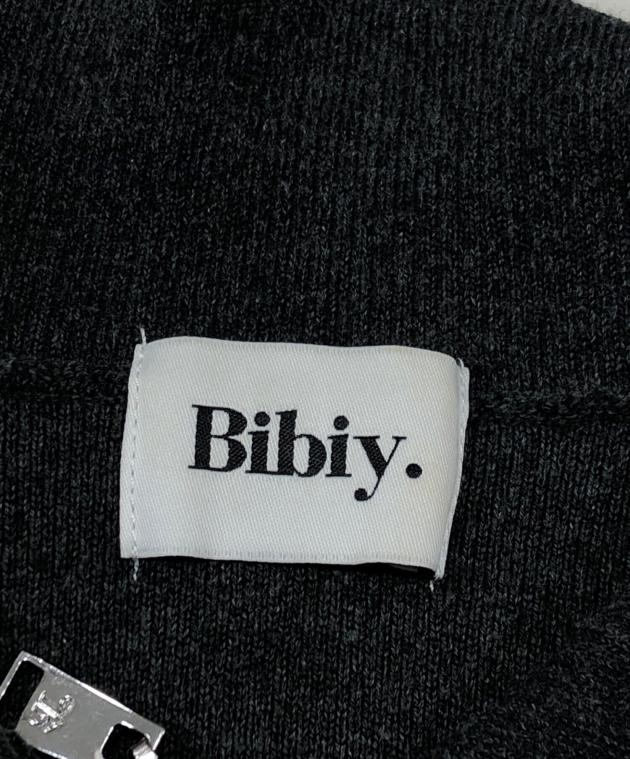 中古・古着通販】Bibiy. (ビビィ) LISA PEPURAMU KNIT グレー サイズ:F