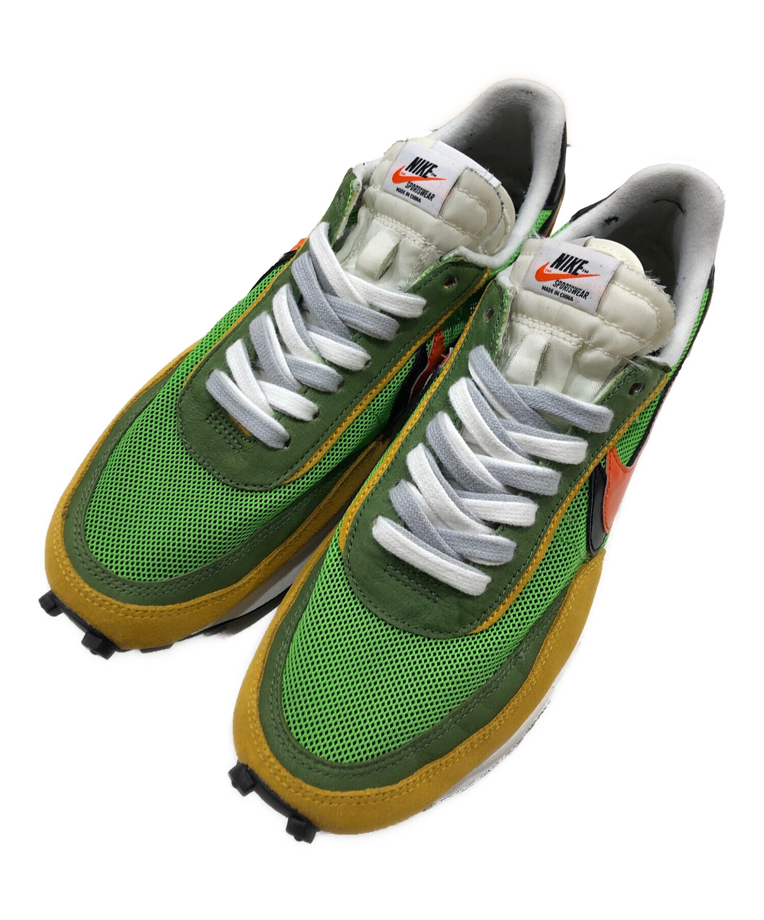 sacai Nike LDV Waffle Green 29.0cm 鮮やかなグリーンとオレンジの 