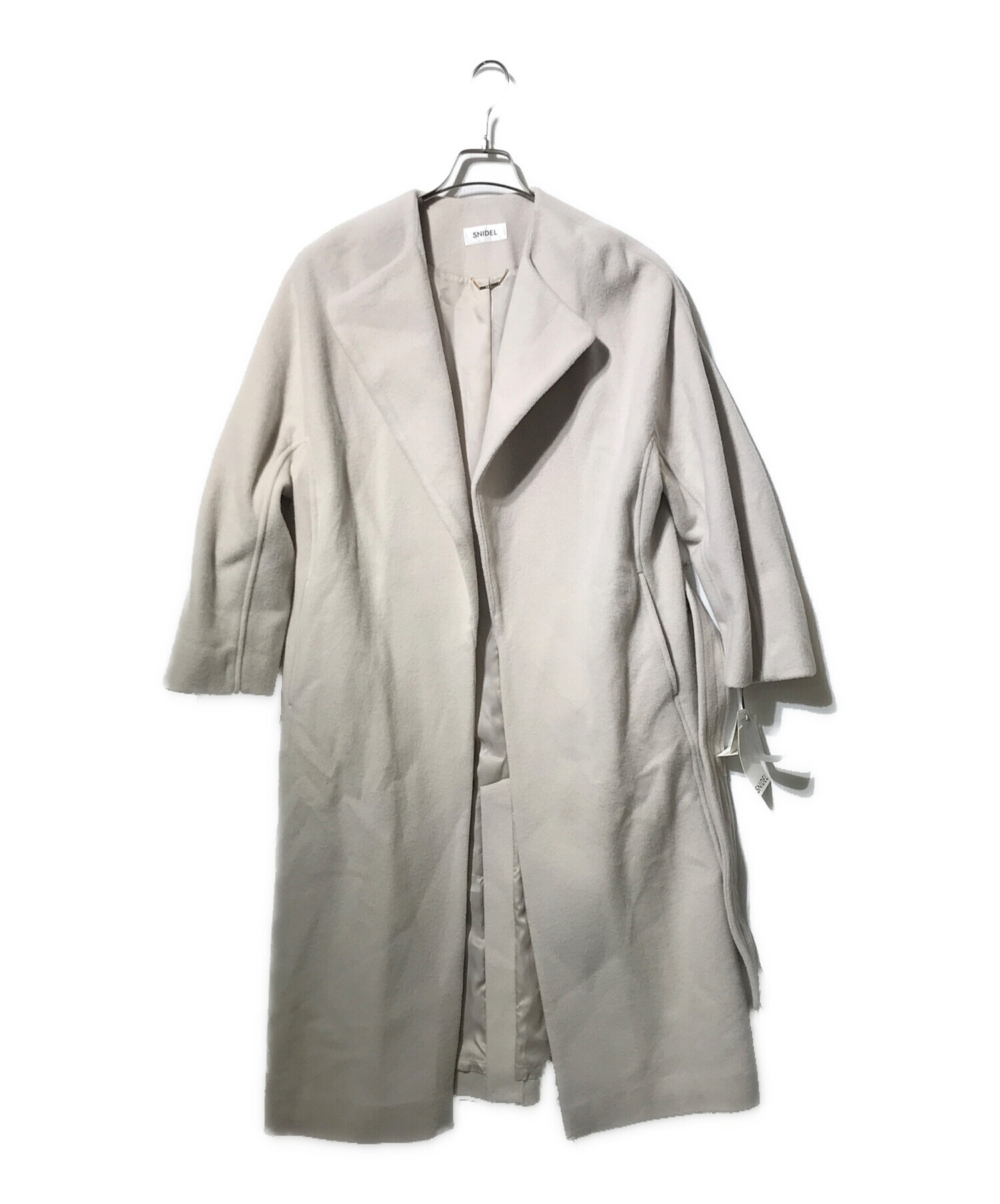 中古・古着通販】Snidel (スナイデル) ウールカシミヤコート ホワイト 