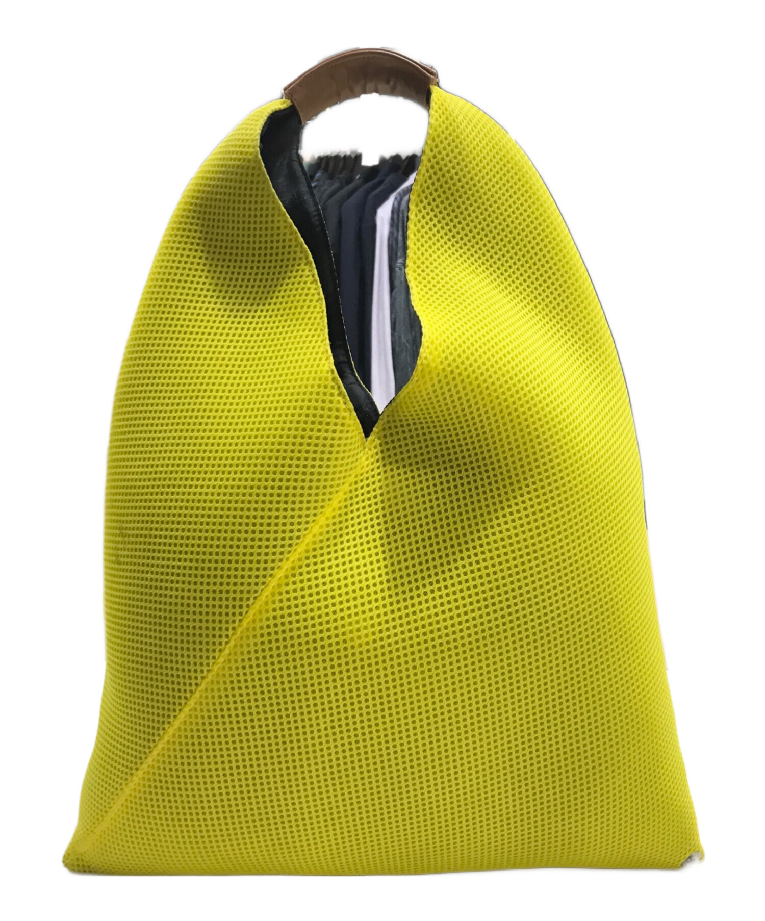 MM6 エムエムシックスメゾンマルジェラ　ジャパニーズバッグ　メッシュ　イエロー 中古・古着通販】MM6 Maison Margiela (エムエムシックスメゾン
