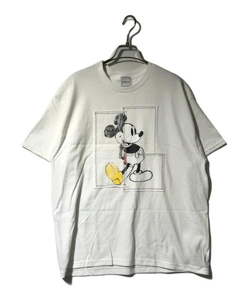 【新品タグ付】WIFFLE/ウィッフル 別注 Mickey パッチワークTシャツ wiffle（ウィッフル）の「【WIFFLE / ウィッフル】 別注 Mickeyパッチ