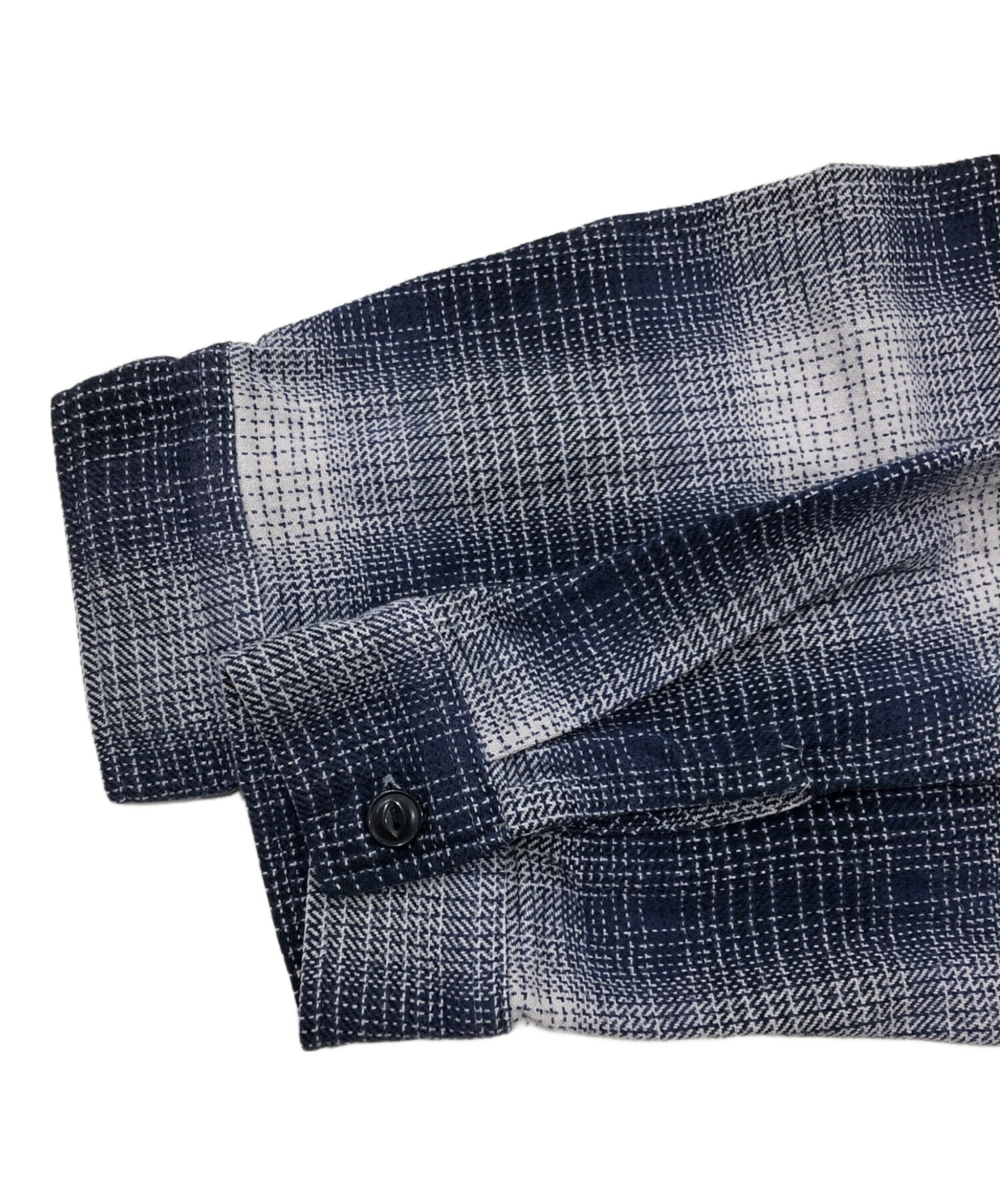 中古・古着通販】stussy (ステューシー) Jack Shadow Plaid Zip Shirt 