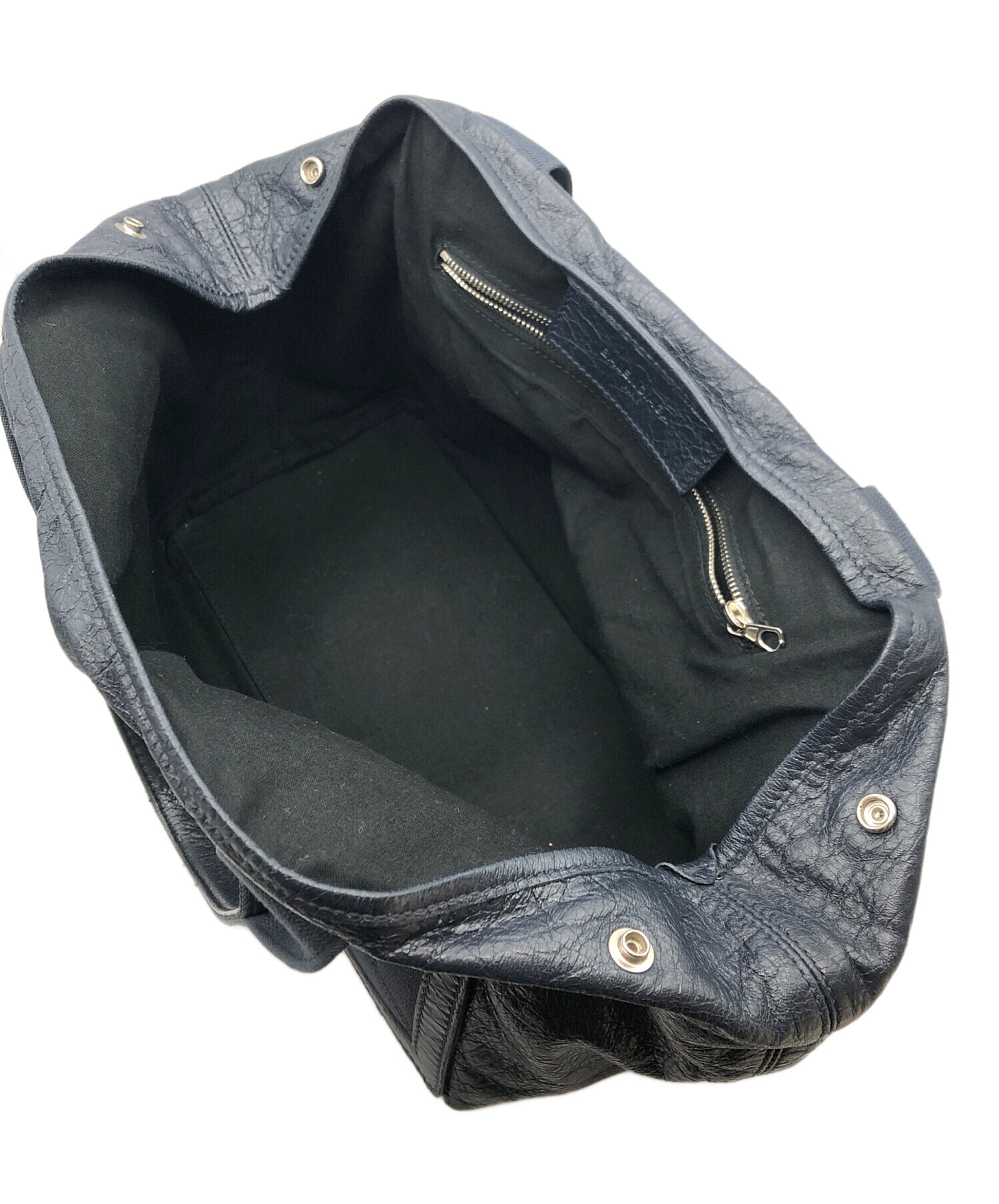 中古・古着通販】BALENCIAGA (バレンシアガ) レザーカバストートバッグ 