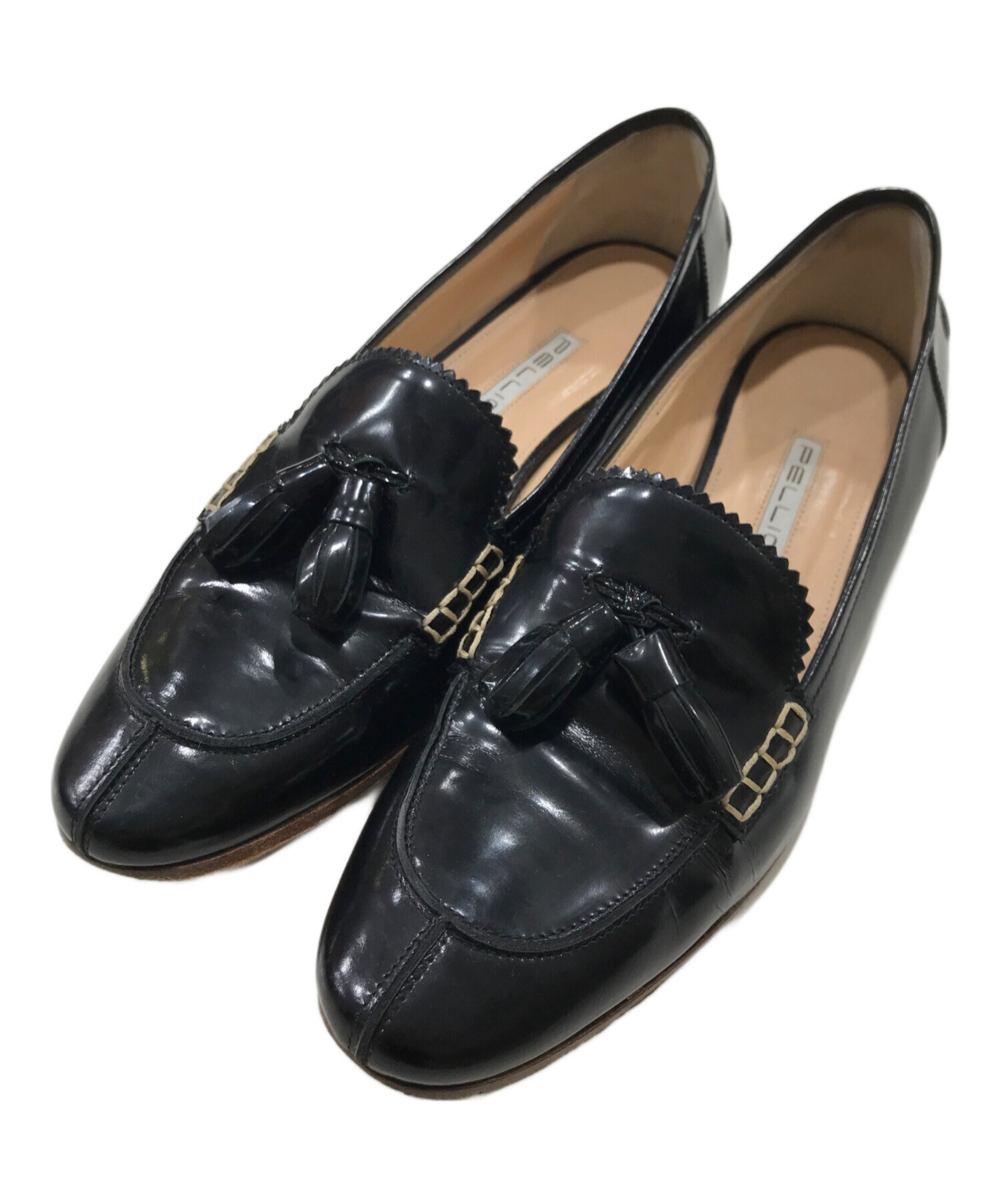 中古・古着通販】PELLICO (ペリーコ) タッセルシューズ ブラック 