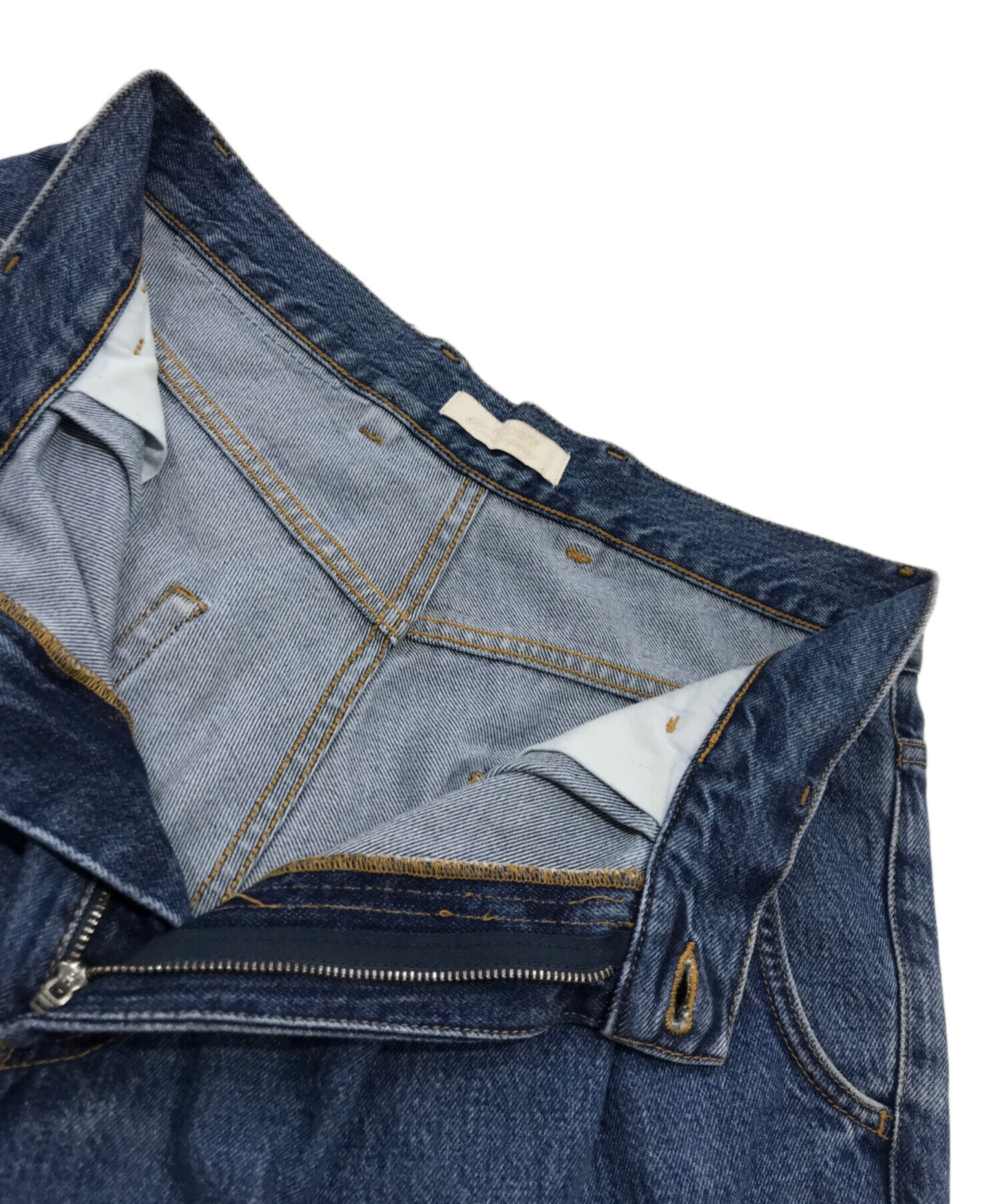 中古・古着通販】mfpen (エムエフペン) Bigger Jeans ブルー サイズ:S 