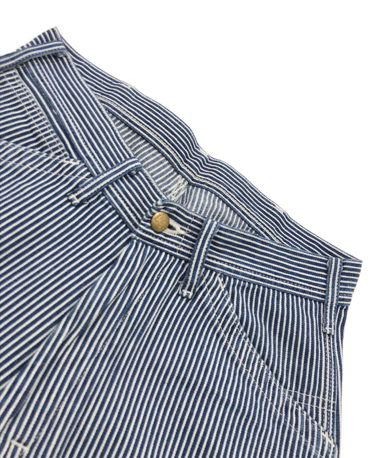 中古・古着通販】LEE (リー) ヒッコリーペインターパンツ ブルー