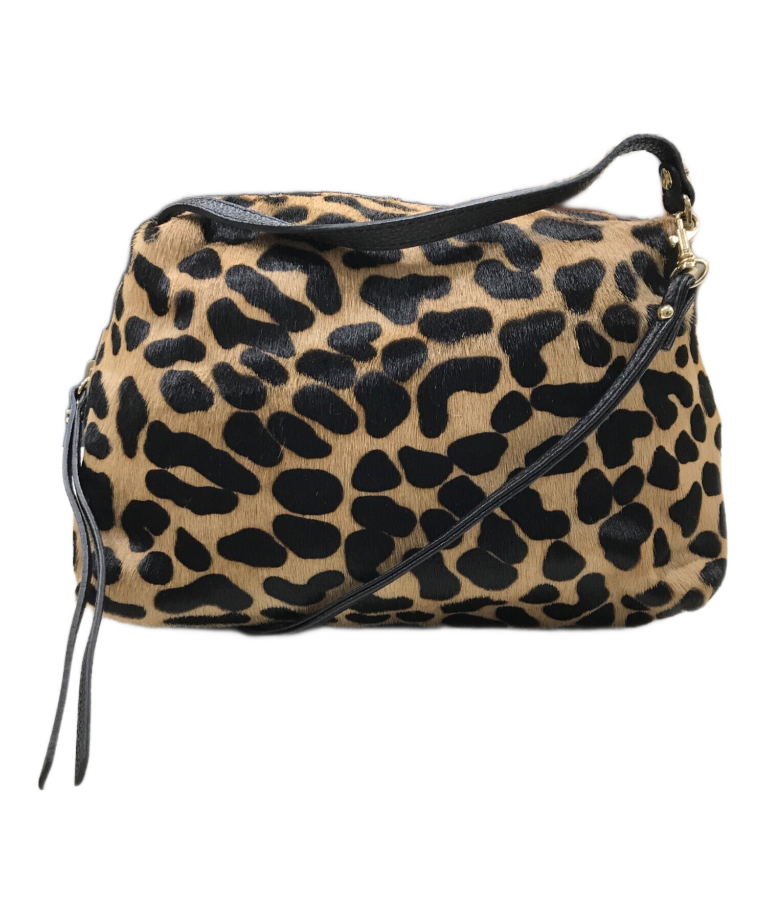 GIANNI CHIARINI レオパード柄ショルダーバッグ 中古・古着通販】GIANNI CHIARINI (ジャンニ キアリーニ) レオパード柄