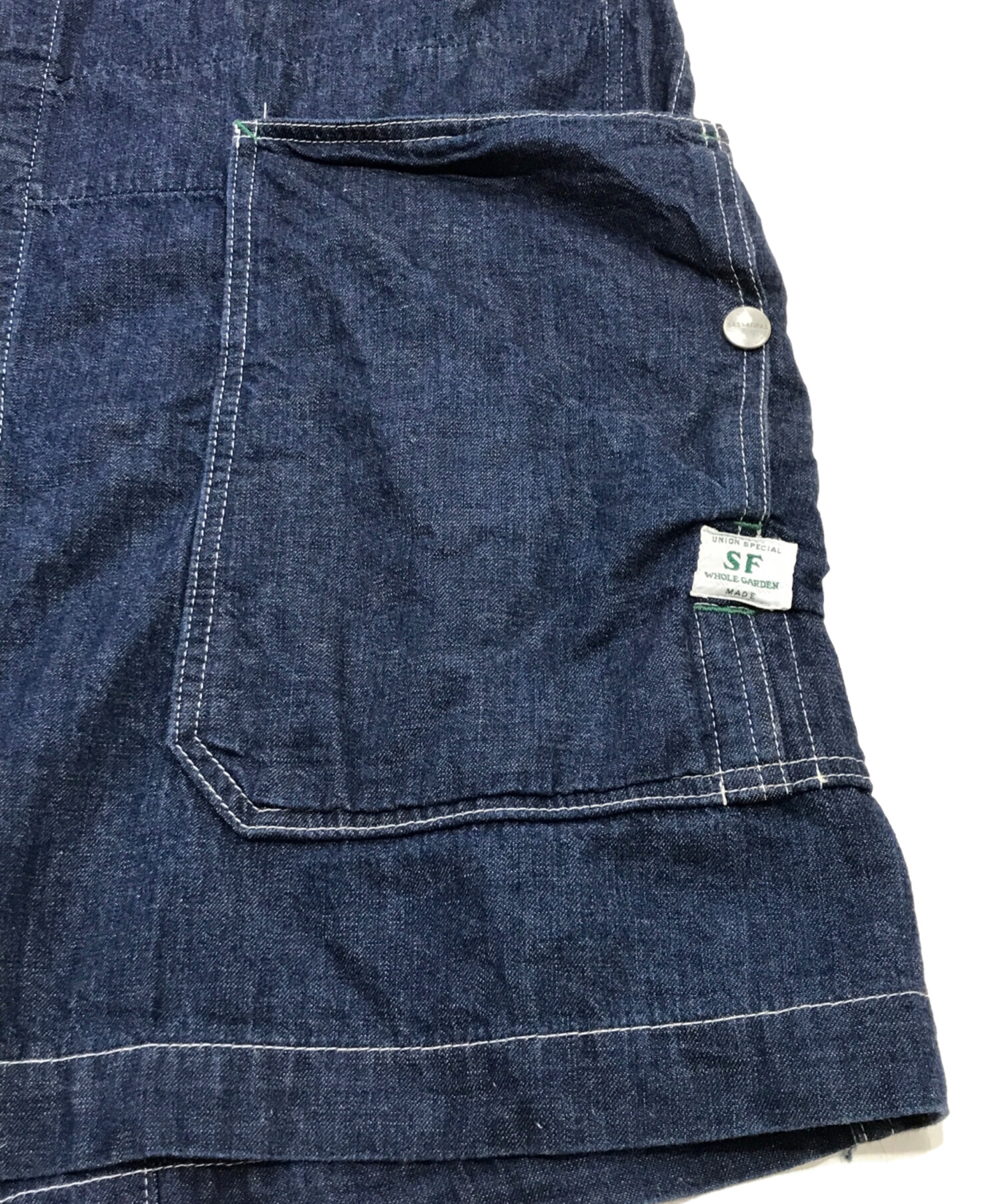 SASSAFRAS デニムコート 中古・古着通販】SASSAFRAS (ササフラス) デニムコート インディゴ