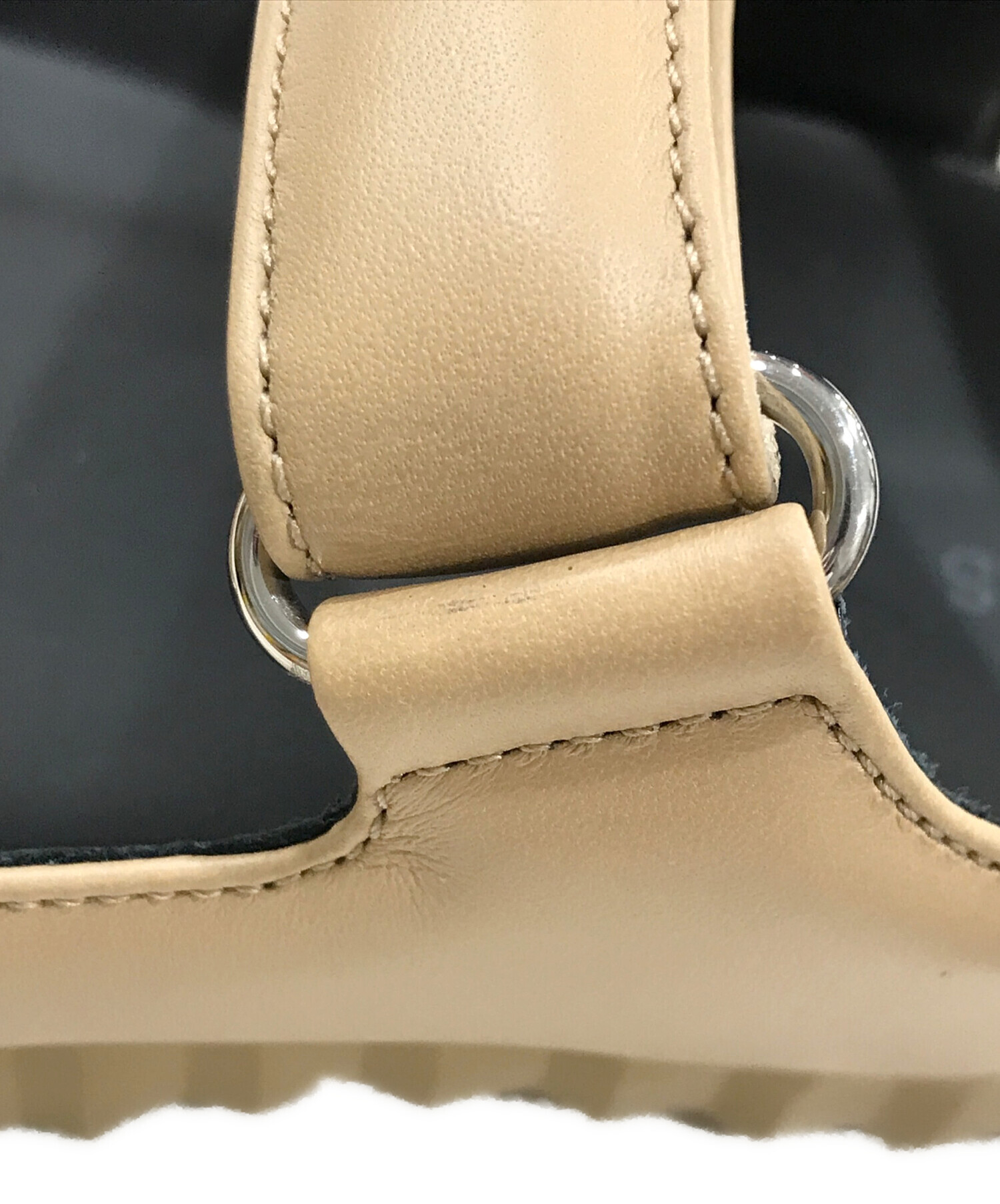 中古・古着通販】HERMES (エルメス) レザーストラップサンダル 中古・古着通販】HERMES (エルメス) レザーストラップサンダル