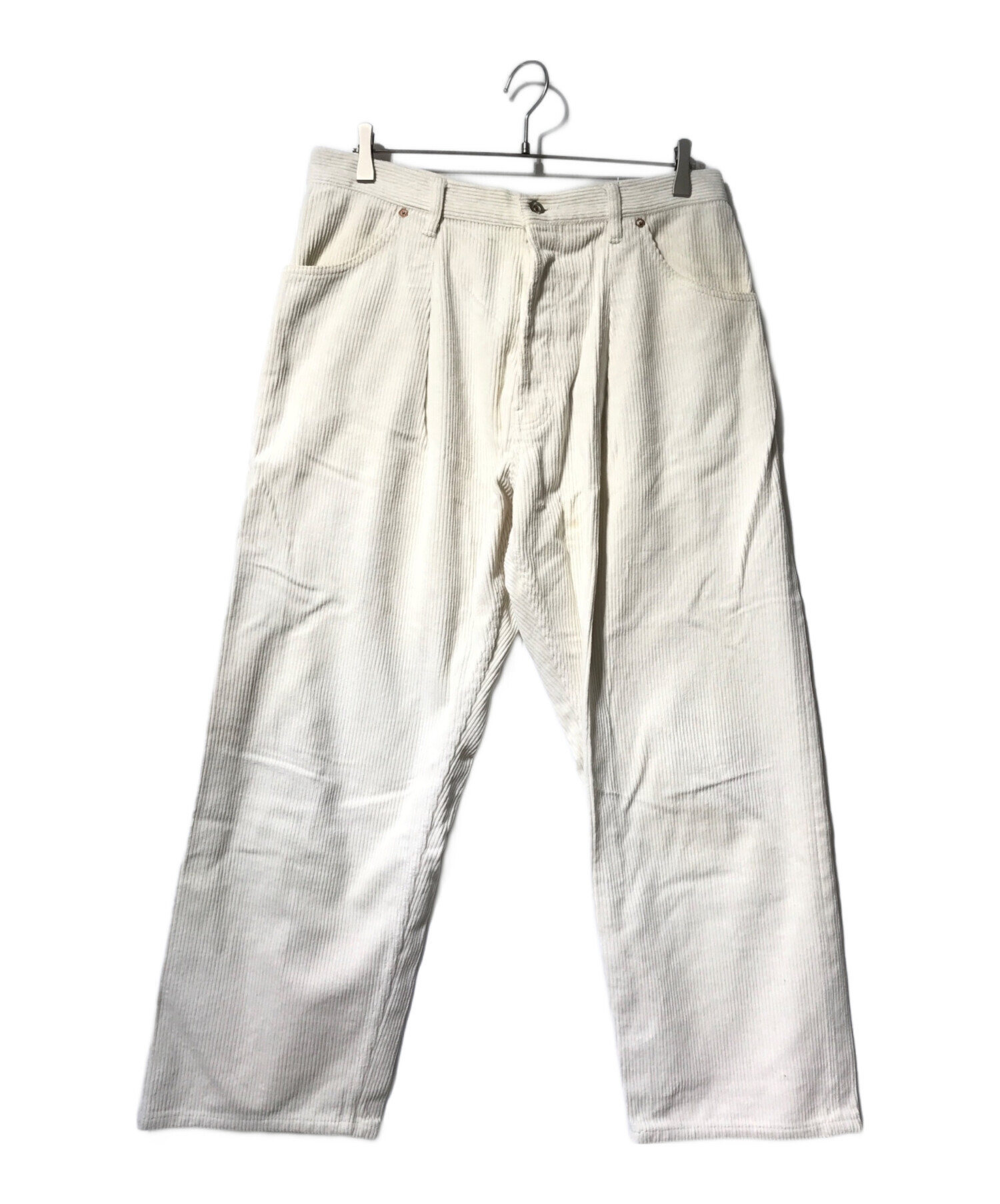 HERILL ヘリル ベージュ コーデュロイ カーゴパンツ 中古・古着通販】HERILL (ヘリル) コーデュロイパンツ ベージュ