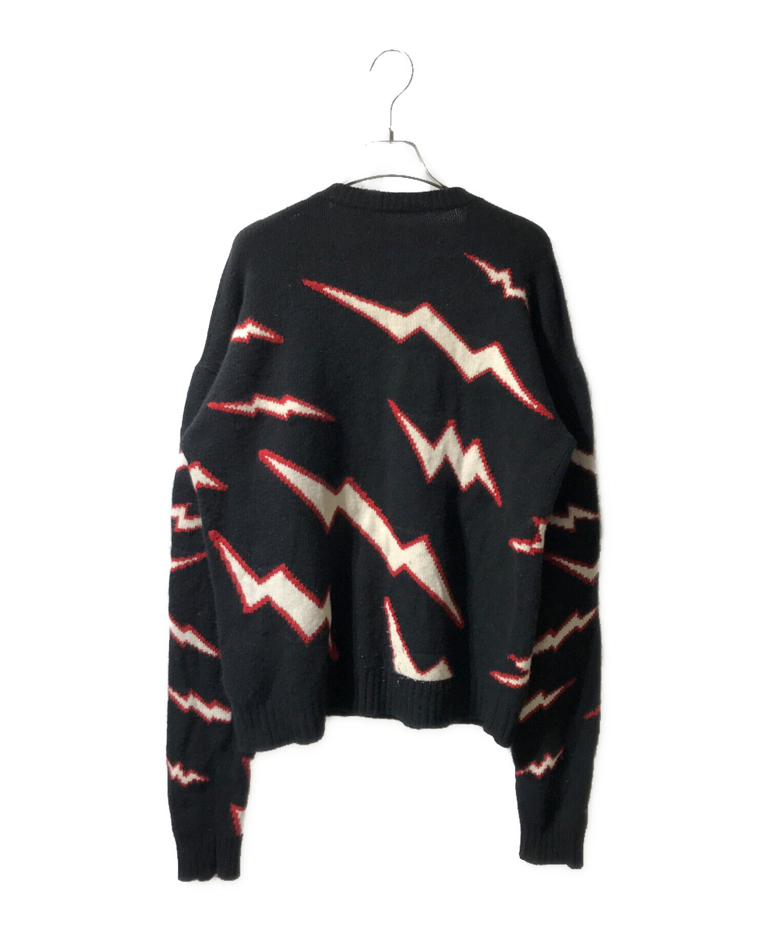 中古・古着通販】PRADA (プラダ) ライニングニット セーター ブラック