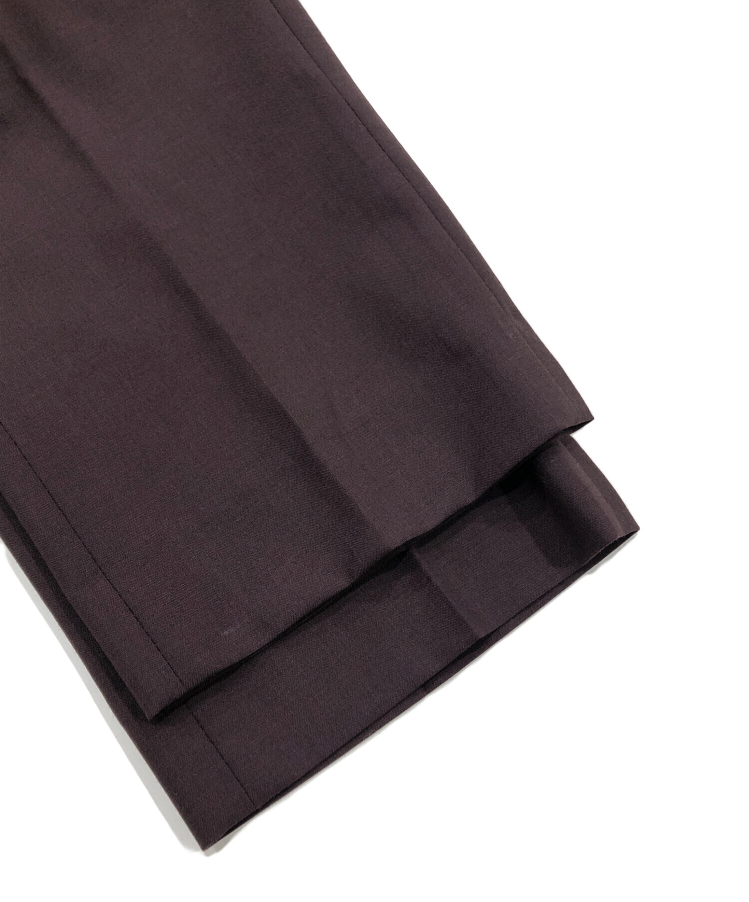 中古・古着通販】TAGLIATORE (タリアトーレ) スラックス エンジ サイズ
