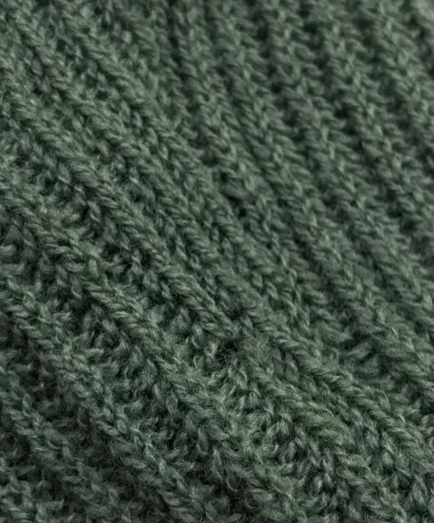 中古・古着通販】AURALEE (オーラリー) RIB KNIT BOAT NECK グリーン