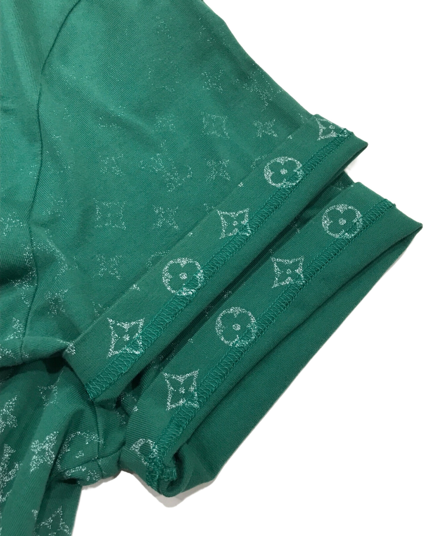 美品　ルイヴィトン　Tシャツ　グラデーション　モノグラム　グリーン　Lサイズ 中古・古着通販】LOUIS VUITTON (ルイ ヴィトン) モノグラム