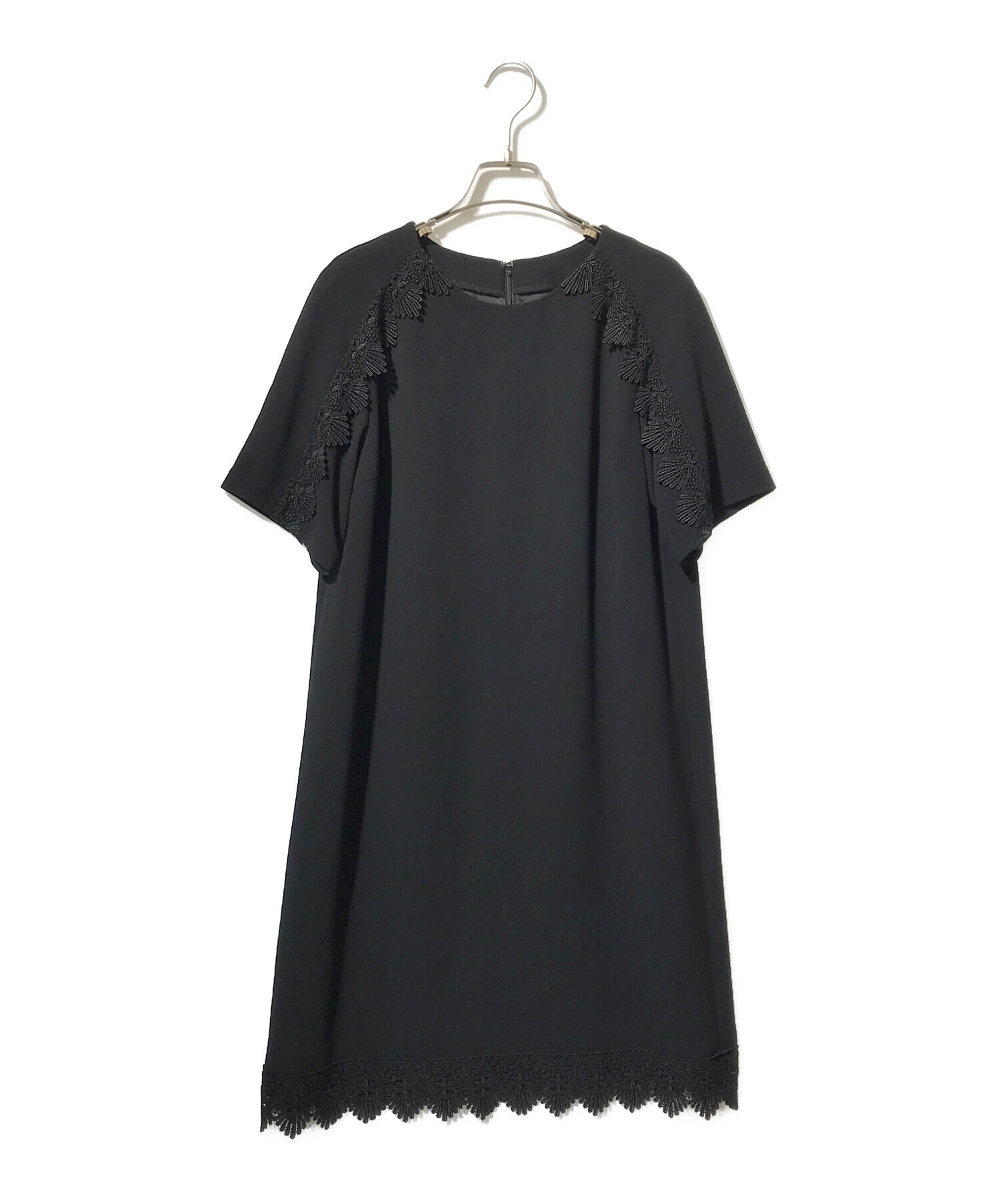 美品 23SS LOULOU WILLOUGHBY ルルウィルビー ベルスリーブニット 2 ブラック レディース 古着 中古 USED LOULOU WILLOUGHBY - 美品 23SS LOULOU WILLOUGHBY ルルウィルビー