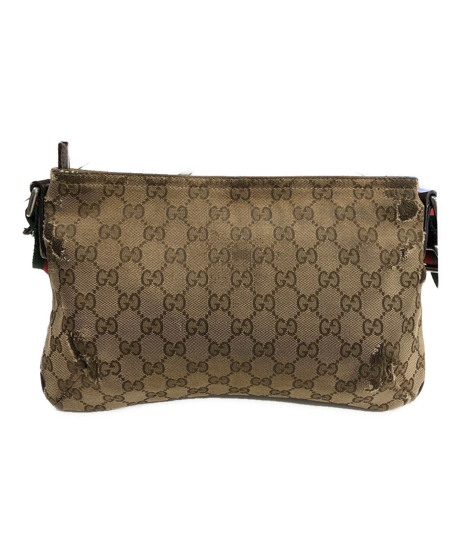 ♦️正規品【未使用に近い】GUCCI GGキャンパス♦️ショルダーバッグ 中古・古着通販】GUCCI (グッチ) GGキャンバス ショルダーバッグ