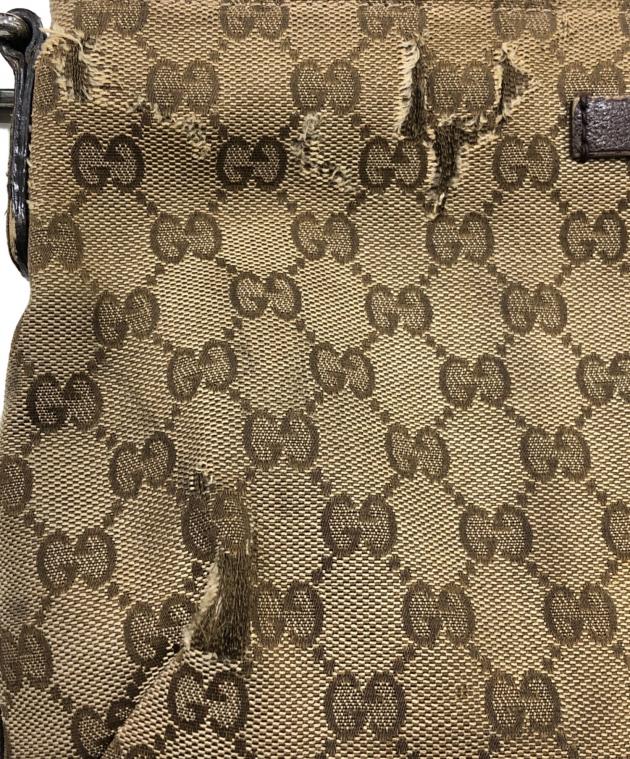中古・古着通販】GUCCI (グッチ) GGキャンバス ショルダーバッグ