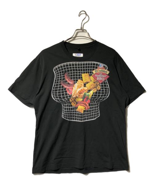 中古・古着通販】doublet (ダブレット) BBQ PRINTED T-SHIRT ブラック