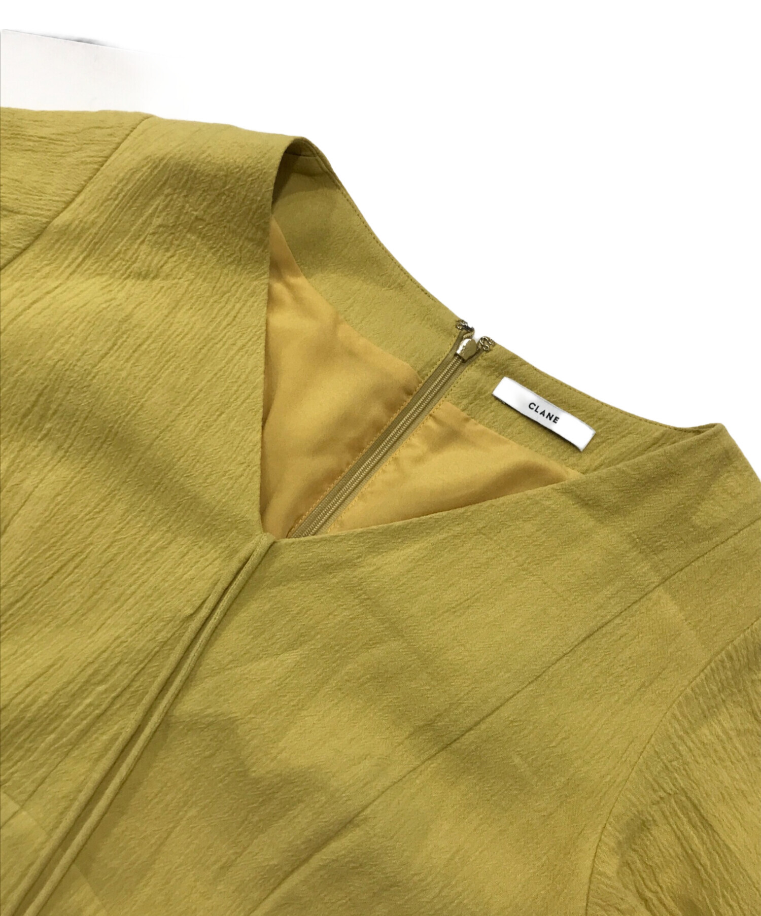 中古・古着通販】CLANE (クラネ) LADY SHAPE LINE ONE PIECE/半袖
