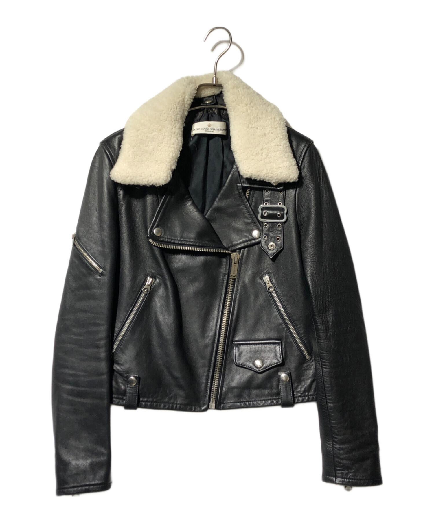 ゴールデングース、ライダースジャケットgolden  中古・古着通販】GOLDEN GOOSE (ゴールデングース) ボアレザー