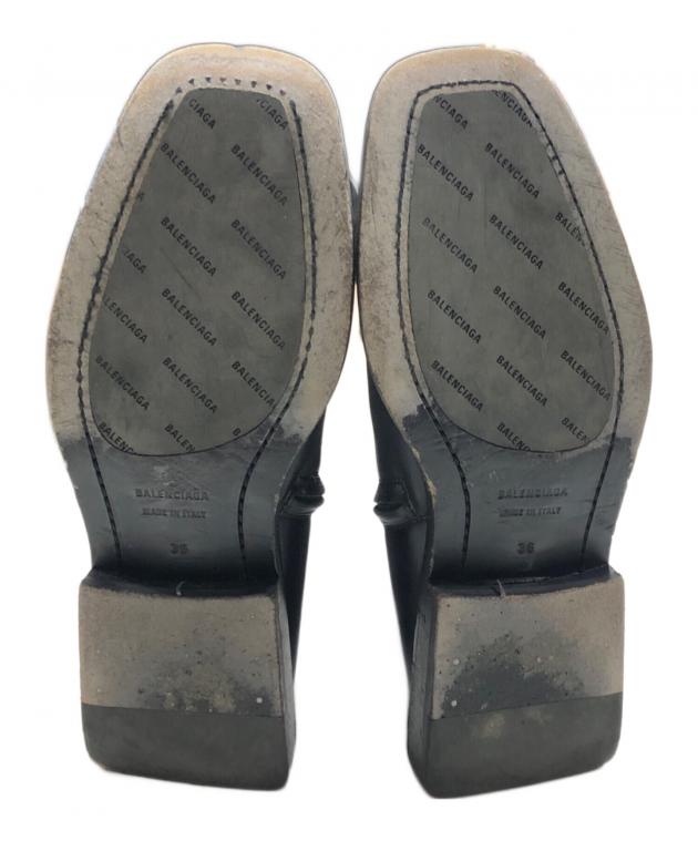 中古・古着通販】BALENCIAGA (バレンシアガ) レザーサイドジップ