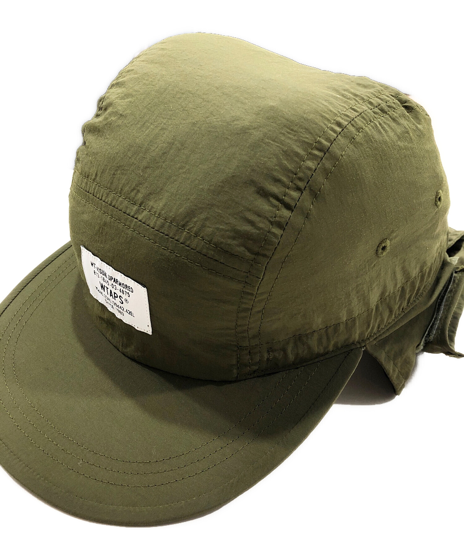 極美品 WTAPS wtaps ダブルタップス FACEHUGGER HAT / COTTON. RIPSTOP