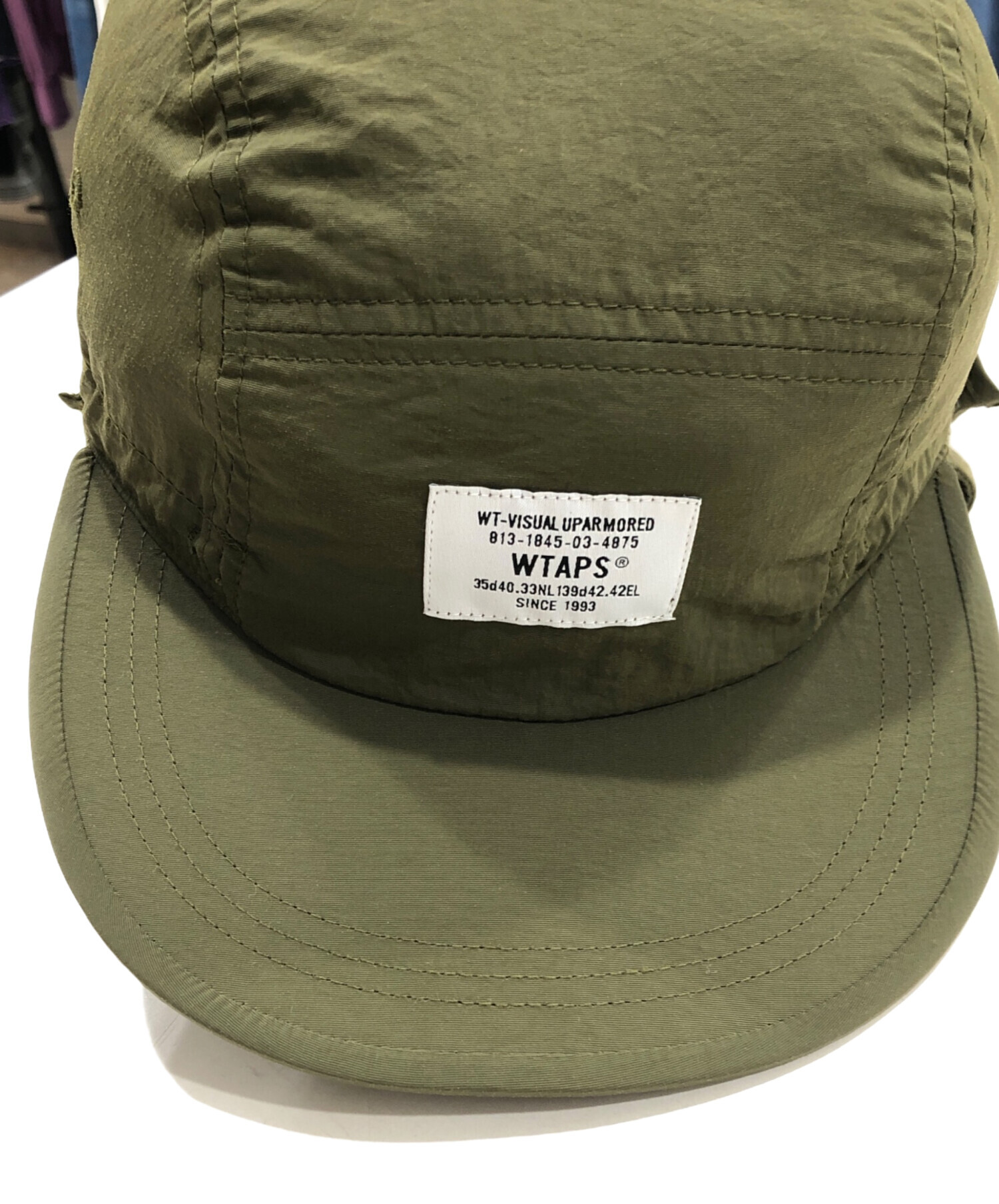 中古・古着通販】WTAPS (ダブルタップス) FACEHUGGER CAP オリーブ
