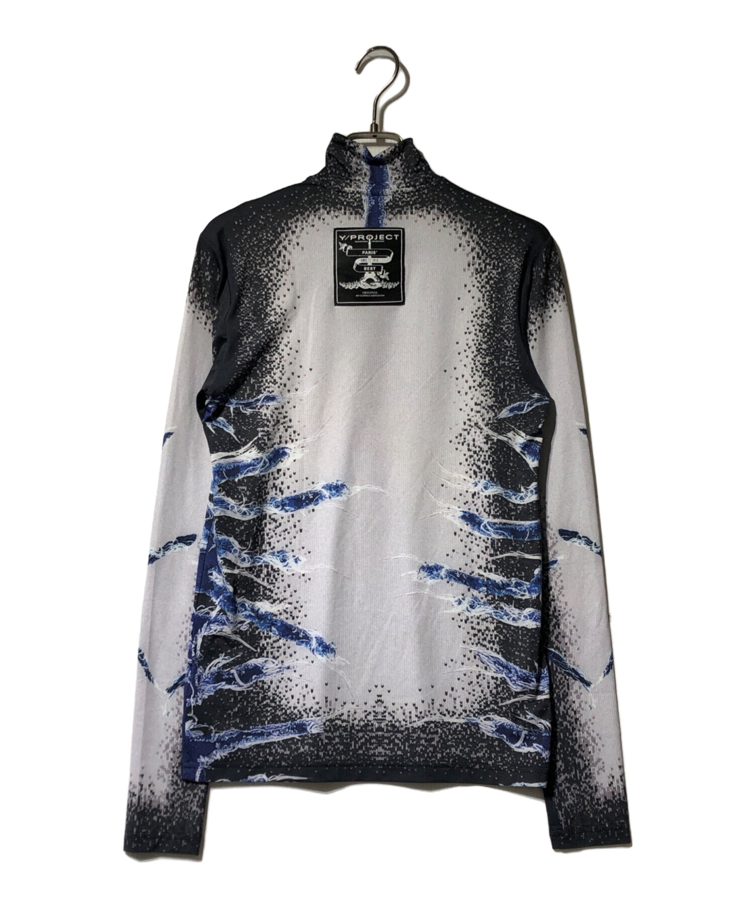 中古・古着通販】Y/PROJECT (ワイ プロジェクト) ブラックプリント