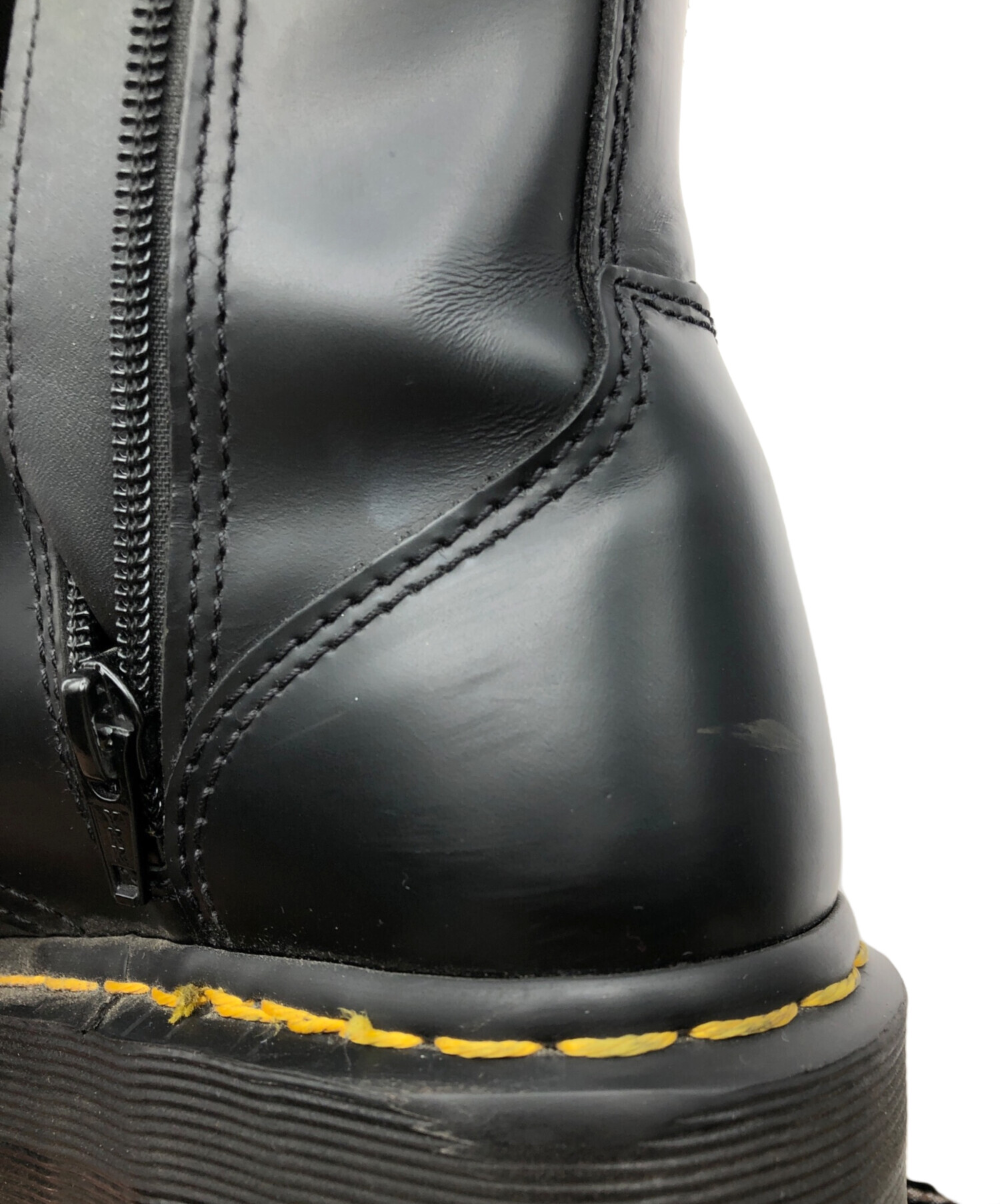 未使用級　ドクターマーチン サイドジップ　ブーツ　厚底 8ホール UK5 Dr.Martens（ドクターマーチン） 1460 ジェイドン 厚底 サイドジップ 8