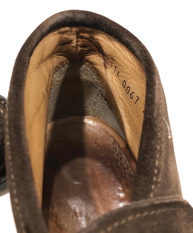 中古・古着通販】GUCCI (グッチ) ホースビットチャッカブーツ ブラウン