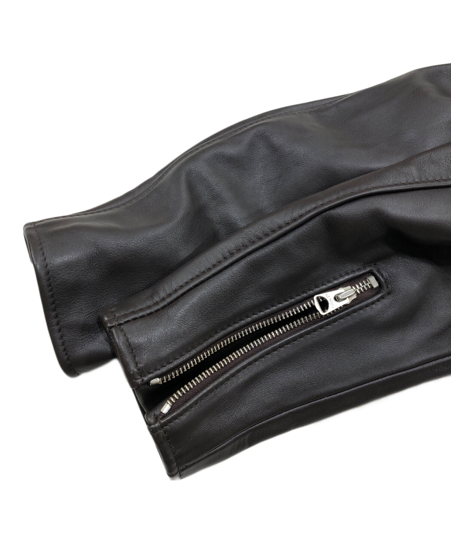 Schott ブラウンレザージャケット サイズ38 中古・古着通販】Schott (ショット) 641XX シングルライダース