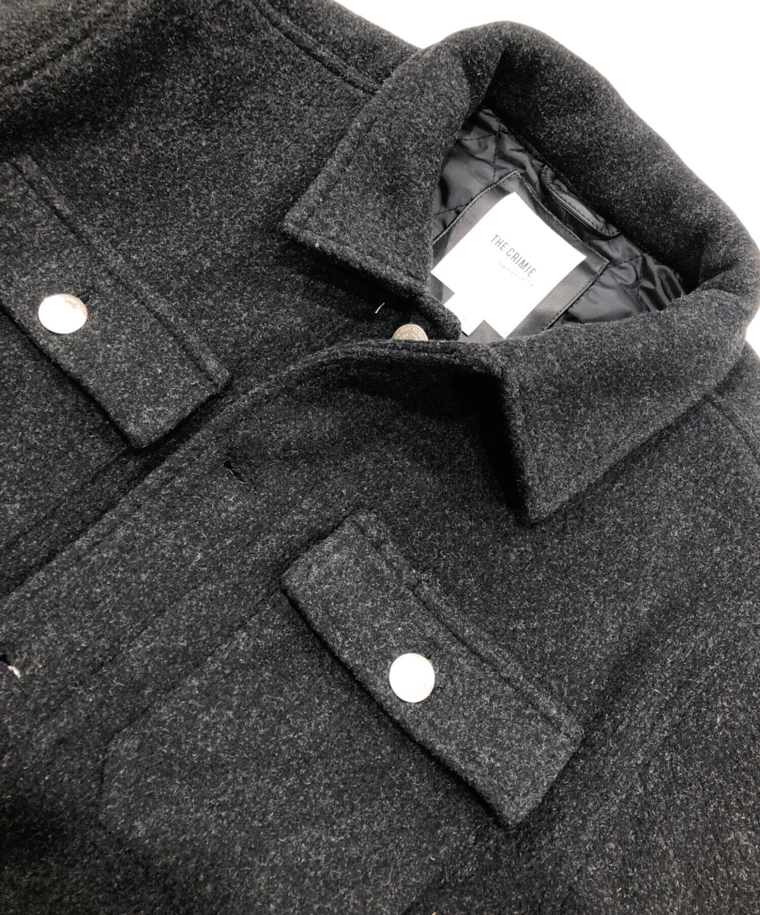中古・古着通販】THE CRIMIE (ザ クライミー) WOOL SHIRT JACKET