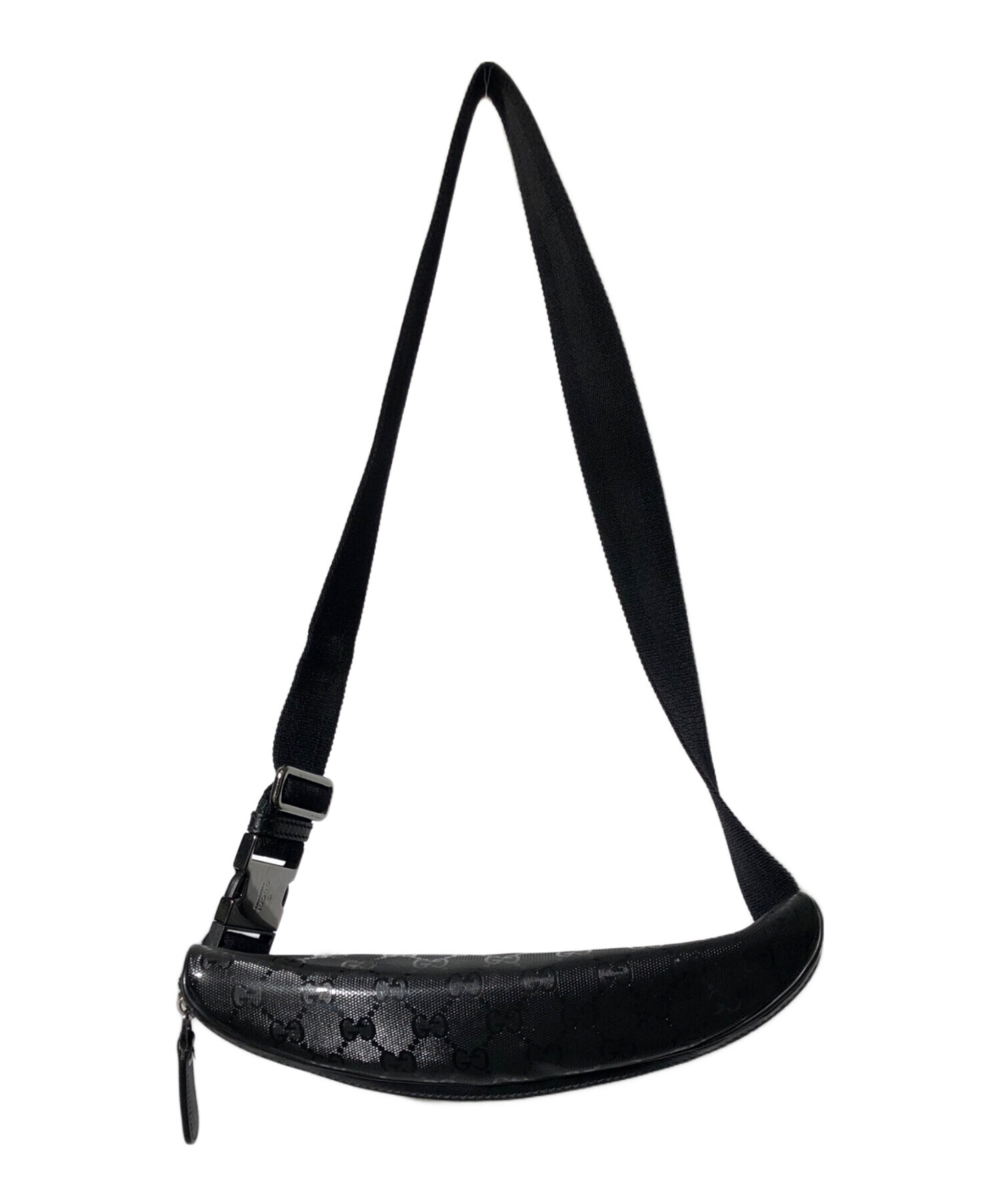 中古・古着通販】GUCCI (グッチ) ボディーバッグ ブラック｜ブランド