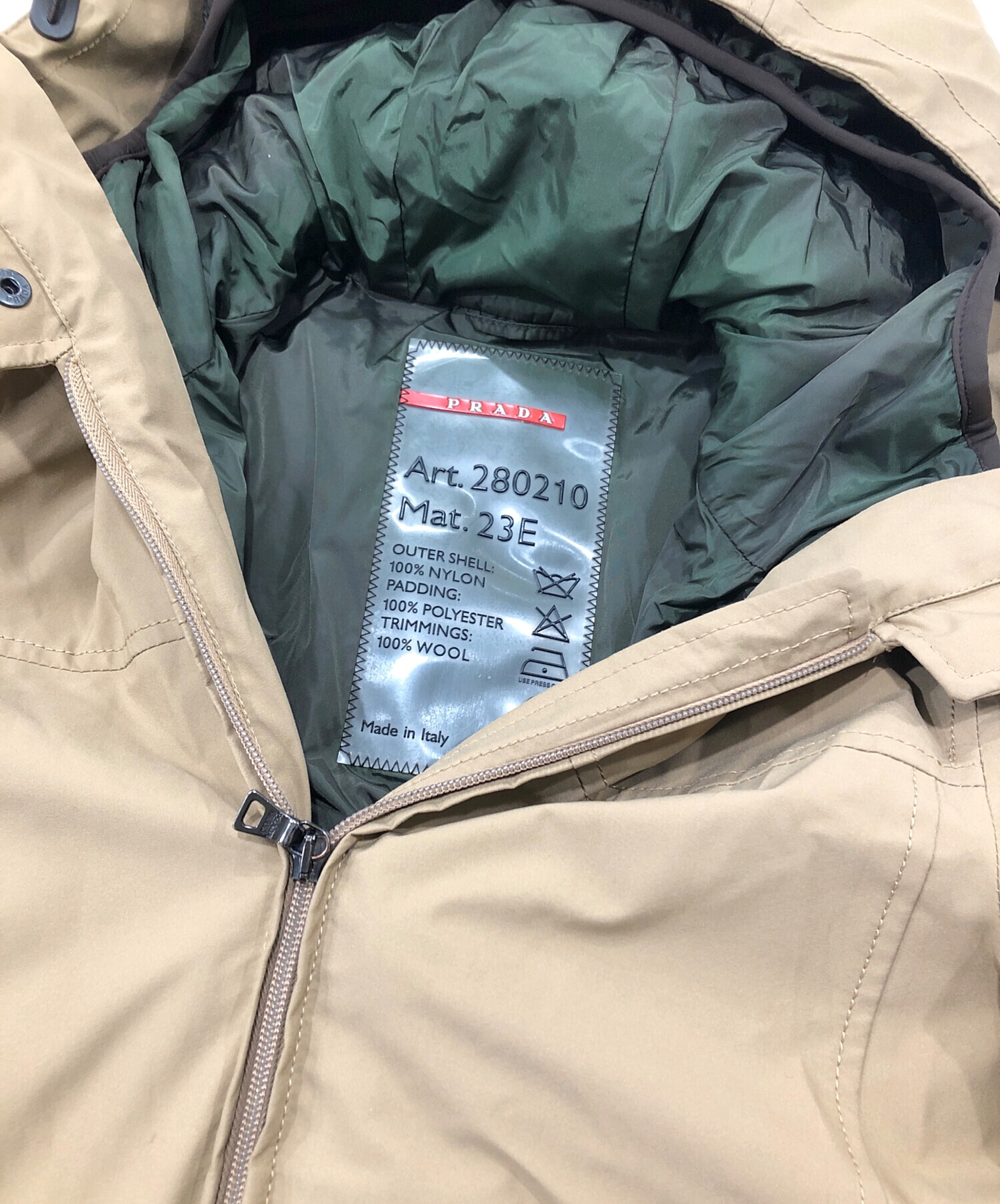 中古・古着通販】PRADA SPORTS (プラダスポーツ) ライナー付きナイロン 